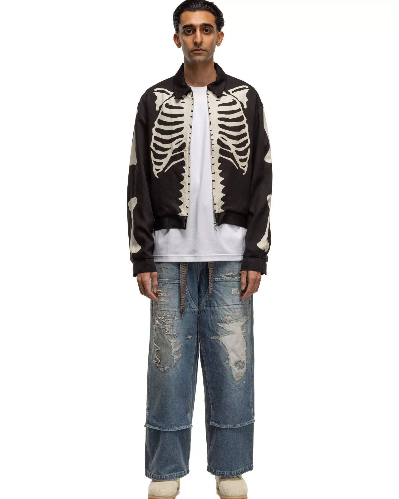 14Oz Denim W-Knee Easy Baggy Pants (Dixie Lumber Remake) Pro*KAPITAL Outlet