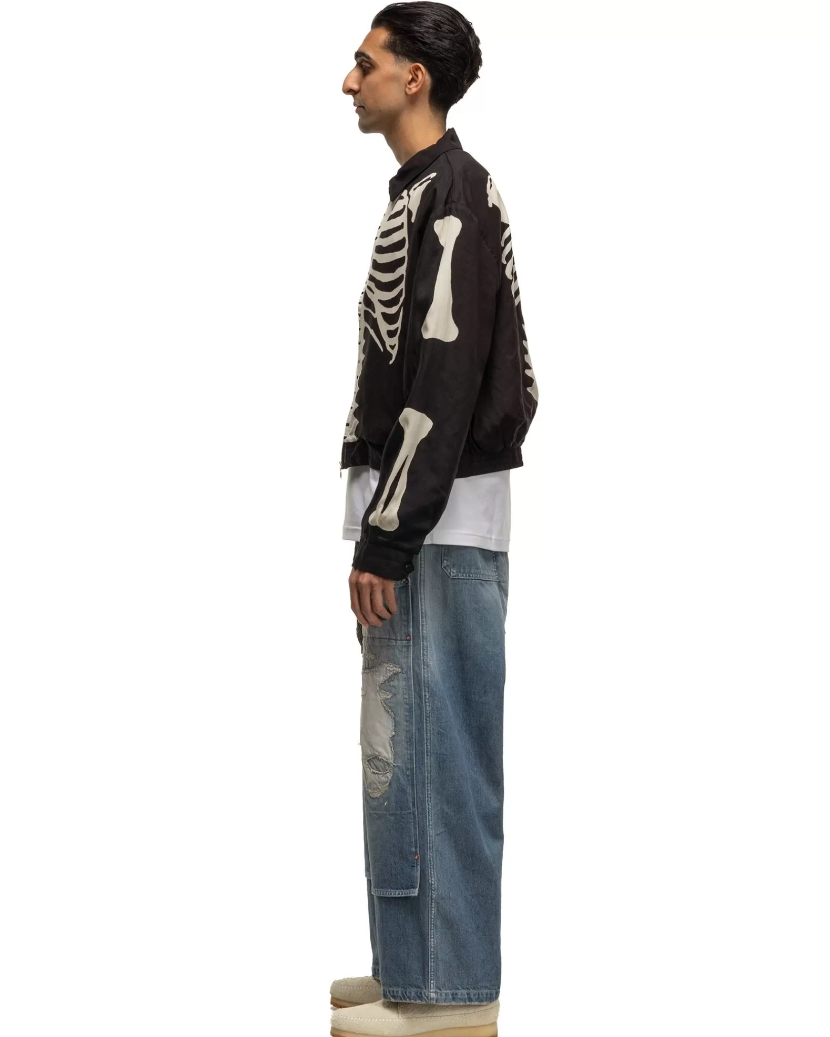 14Oz Denim W-Knee Easy Baggy Pants (Dixie Lumber Remake) Pro*KAPITAL Outlet