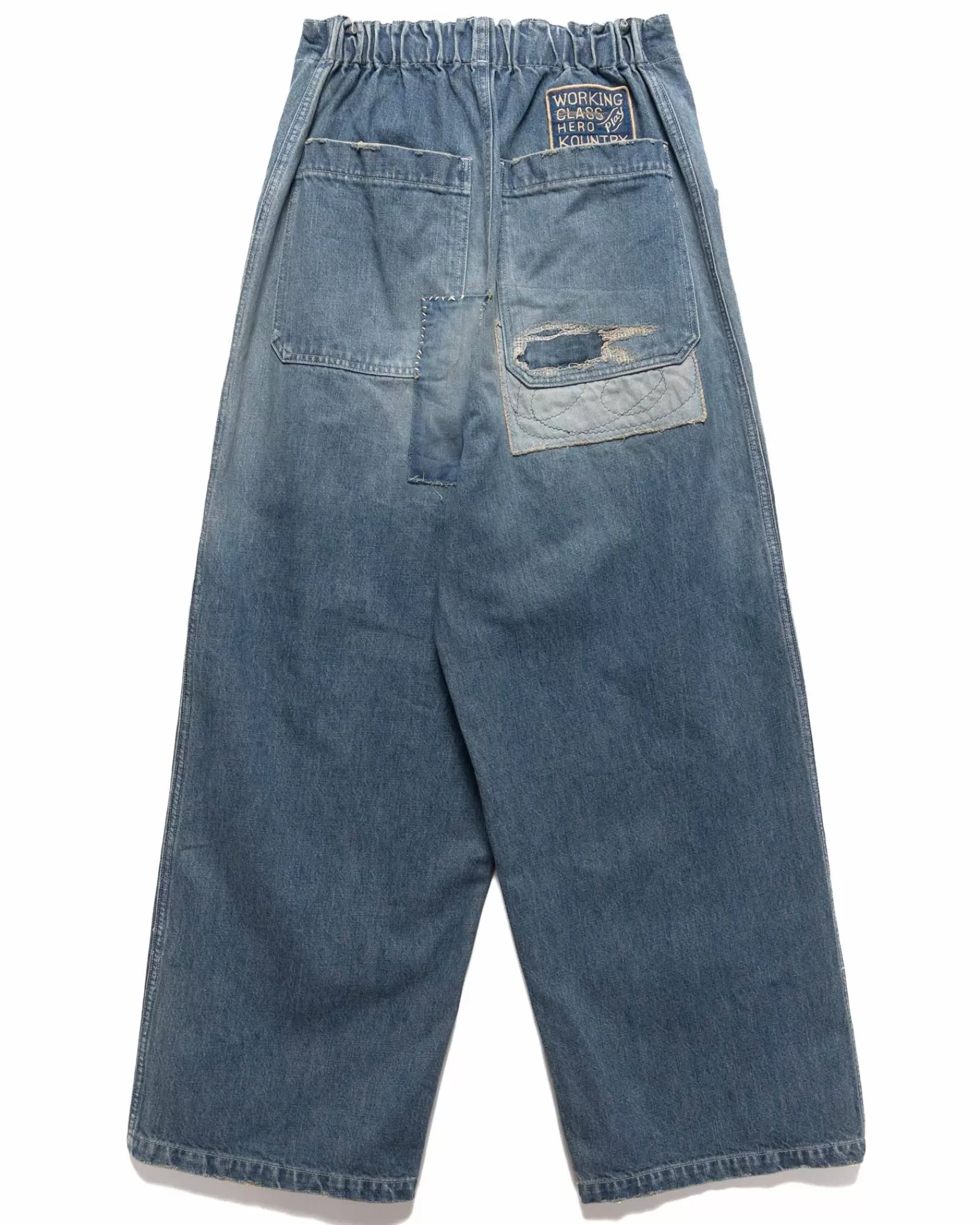 14Oz Denim W-Knee Easy Baggy Pants (Dixie Lumber Remake) Pro*KAPITAL Outlet