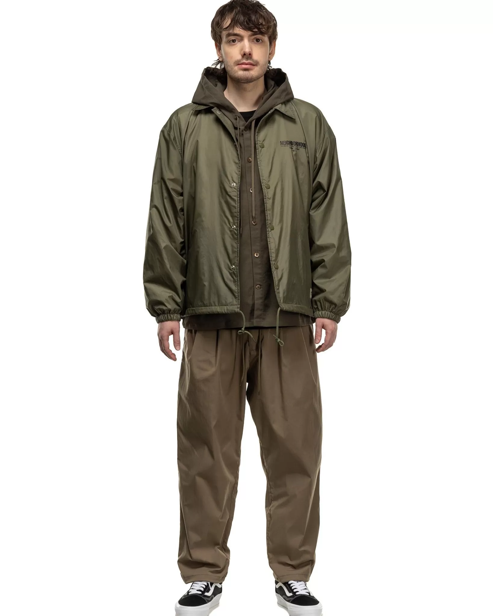 Baggysilhouette Easy Pants Olive Drab*Neighborhood Online