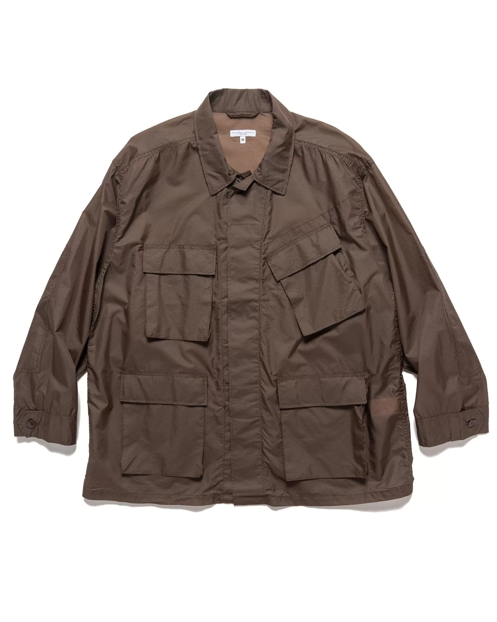 Bdu Jacket Nylon Micro Ripstop Dk Brown*Engineered Garments Sale