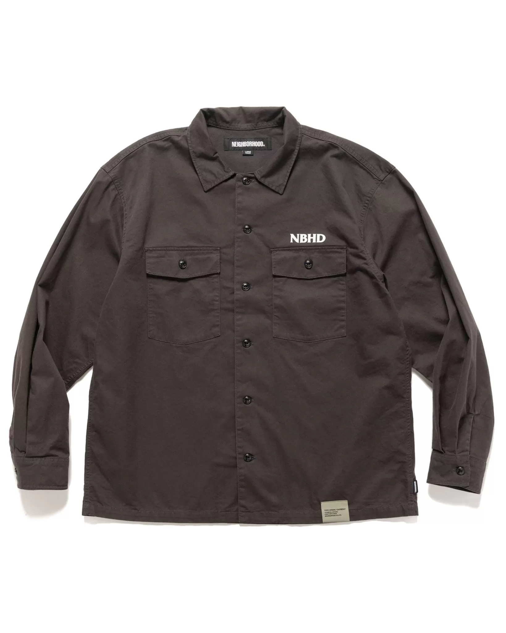 Bdu Shirt Ls Black*Neighborhood Best Sale