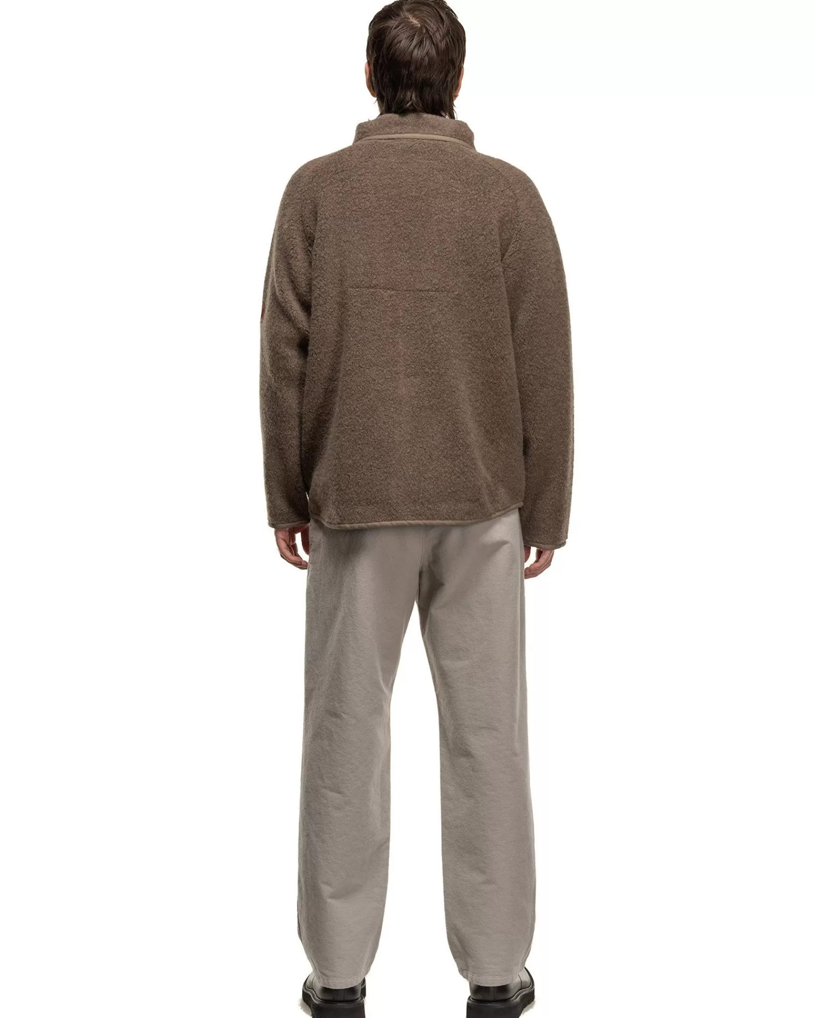 Brushed Soft Cotton One Tuck Pants Grey*CAV EMPT Cheap