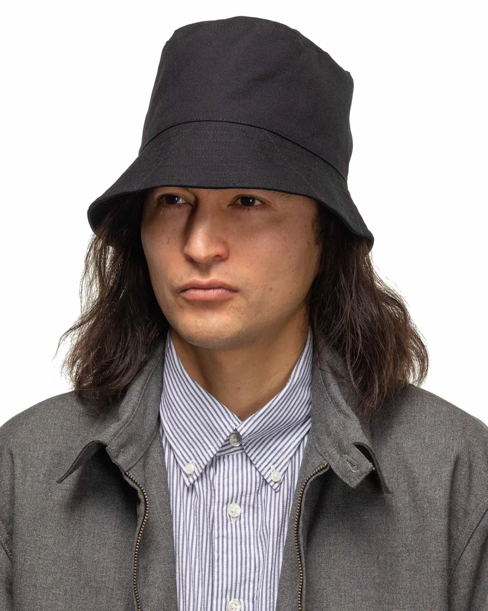 Bucket Hat Pc Hopsack Dk Navy*Engineered Garments New