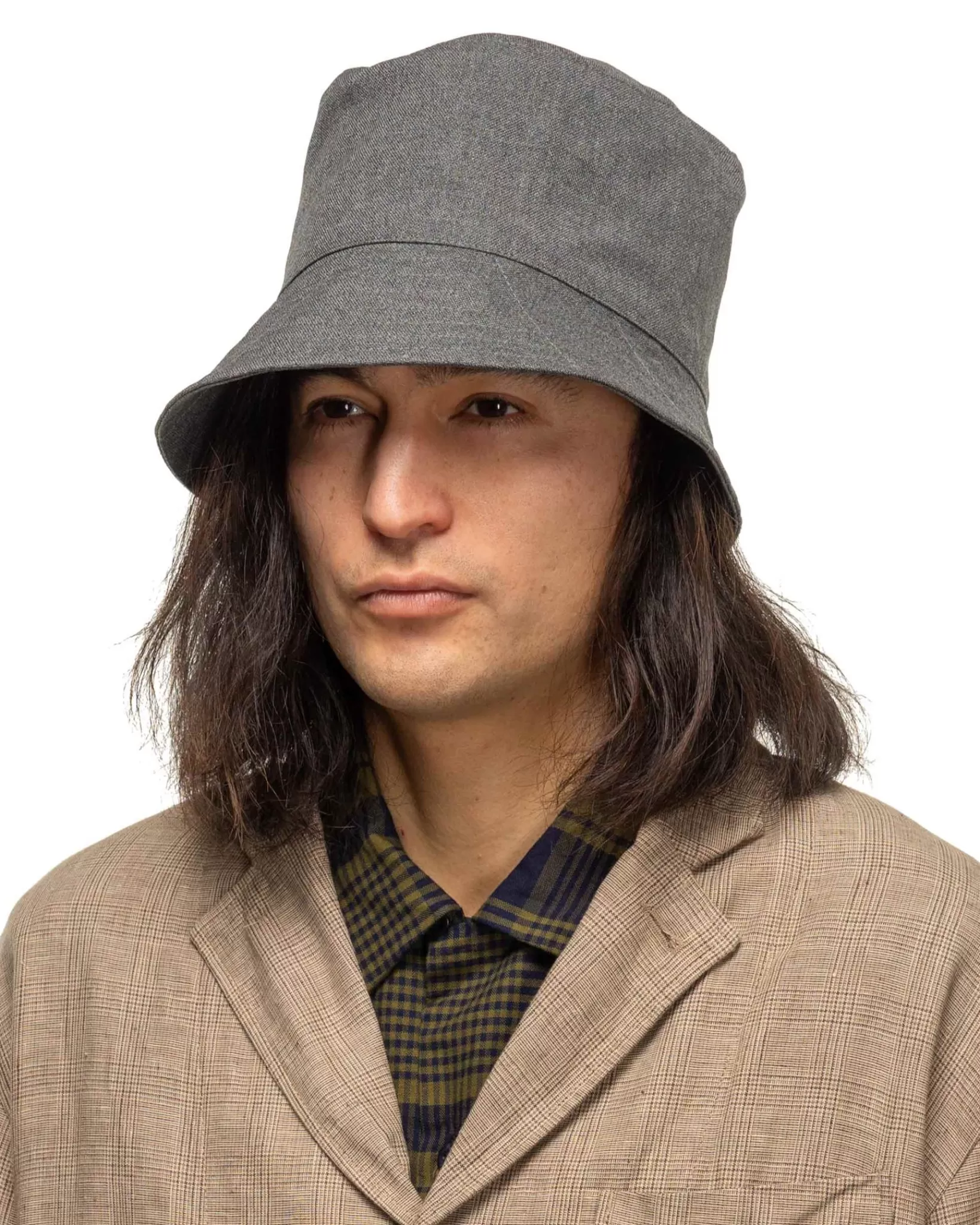 Bucket Hat Pc Hopsack Grey*Engineered Garments Fashion