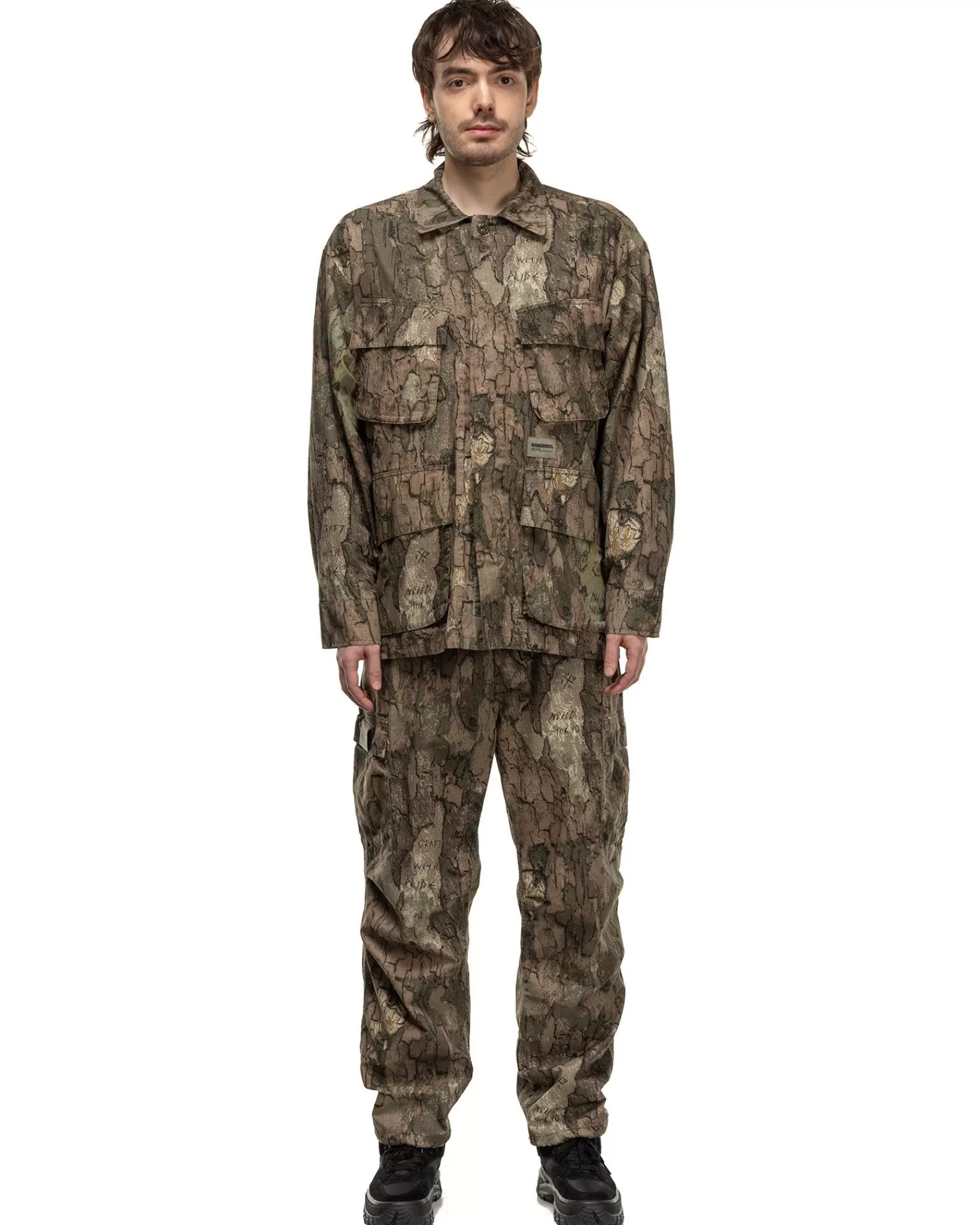 Camouflage Fatigue Jacket Camouflage*Neighborhood New