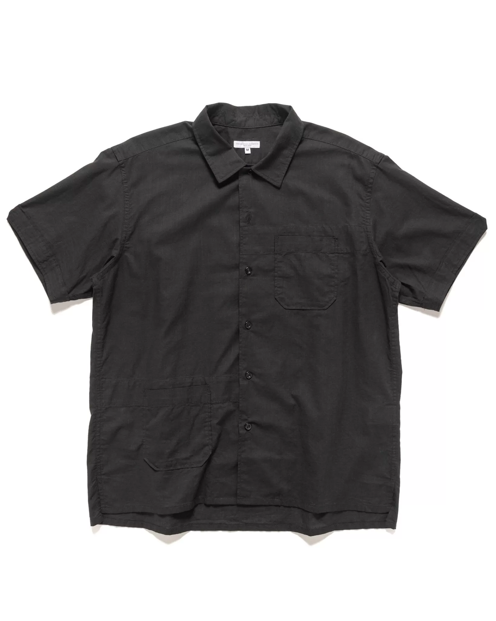 Camp Shirt Cotton Handkerchief Black*Engineered Garments Fashion