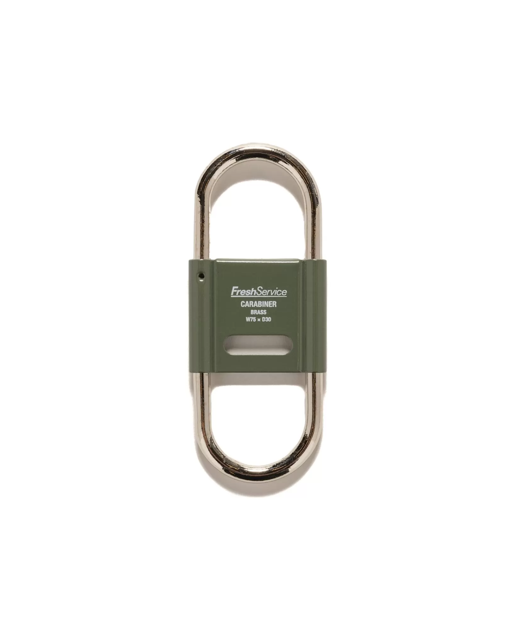 Carabiner Keyring Khaki*FreshService Hot