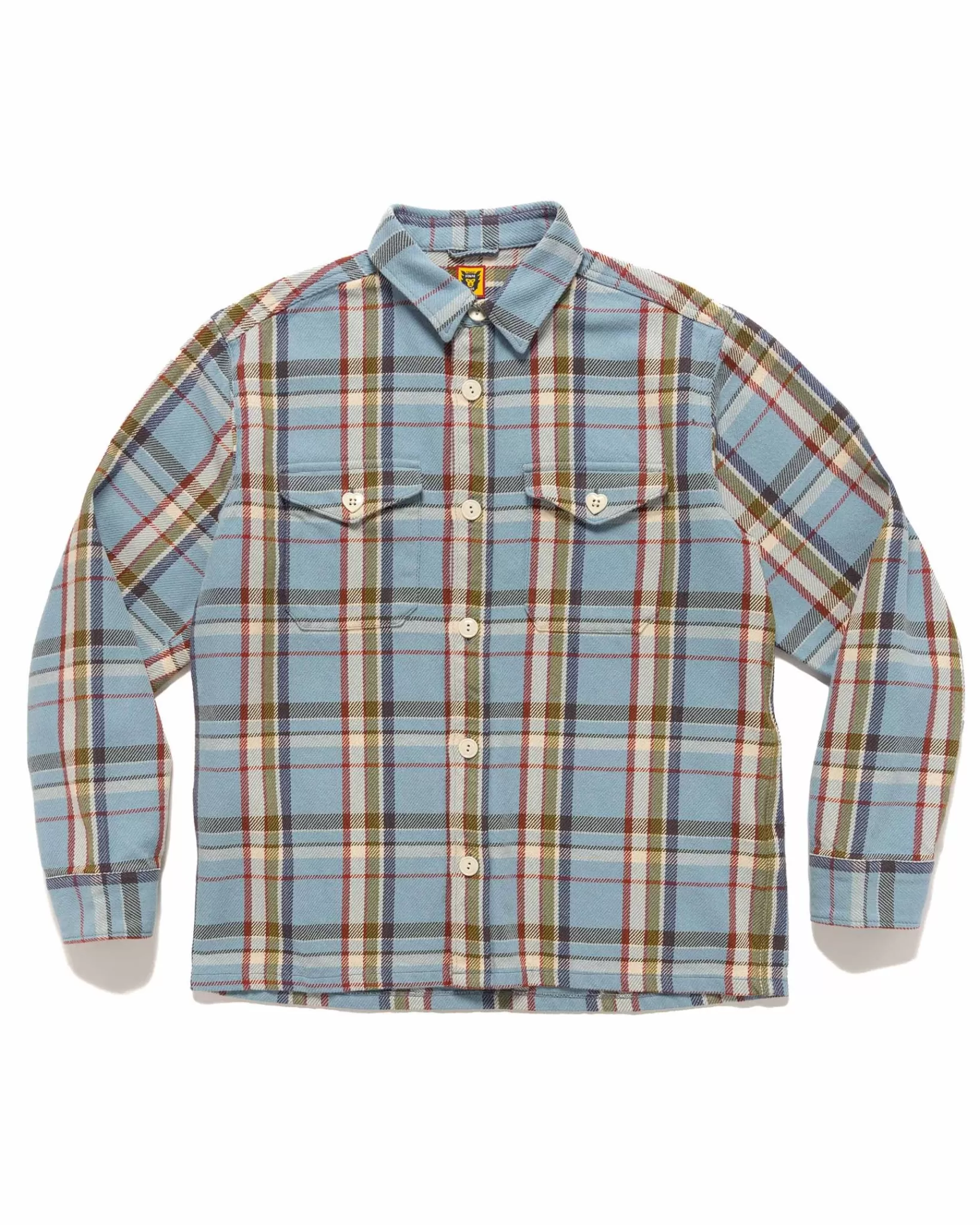 Check Shirt Blue*Human Made Outlet