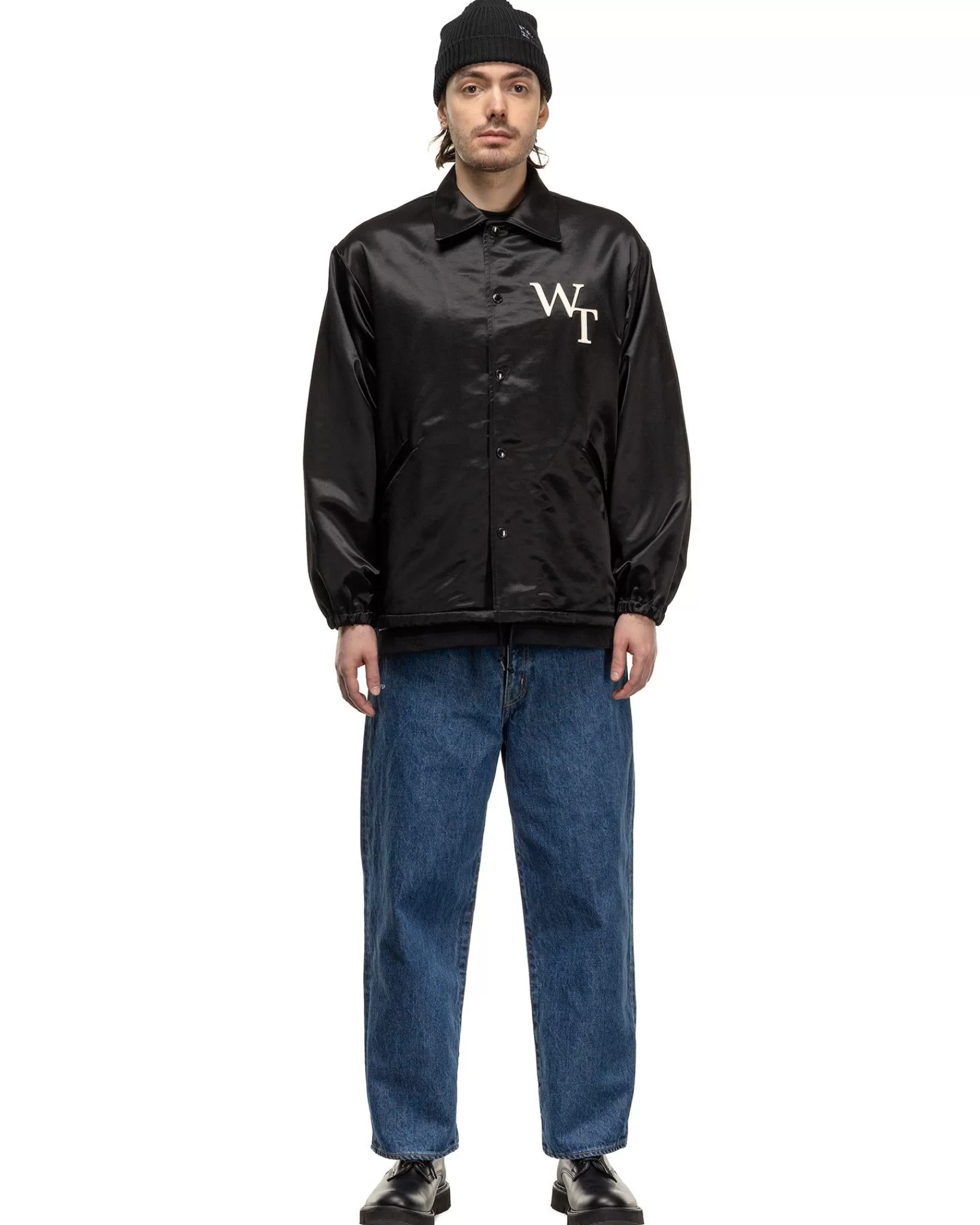 Chief/Jacket/Ctry. Satin. League Black*WTAPS Clearance