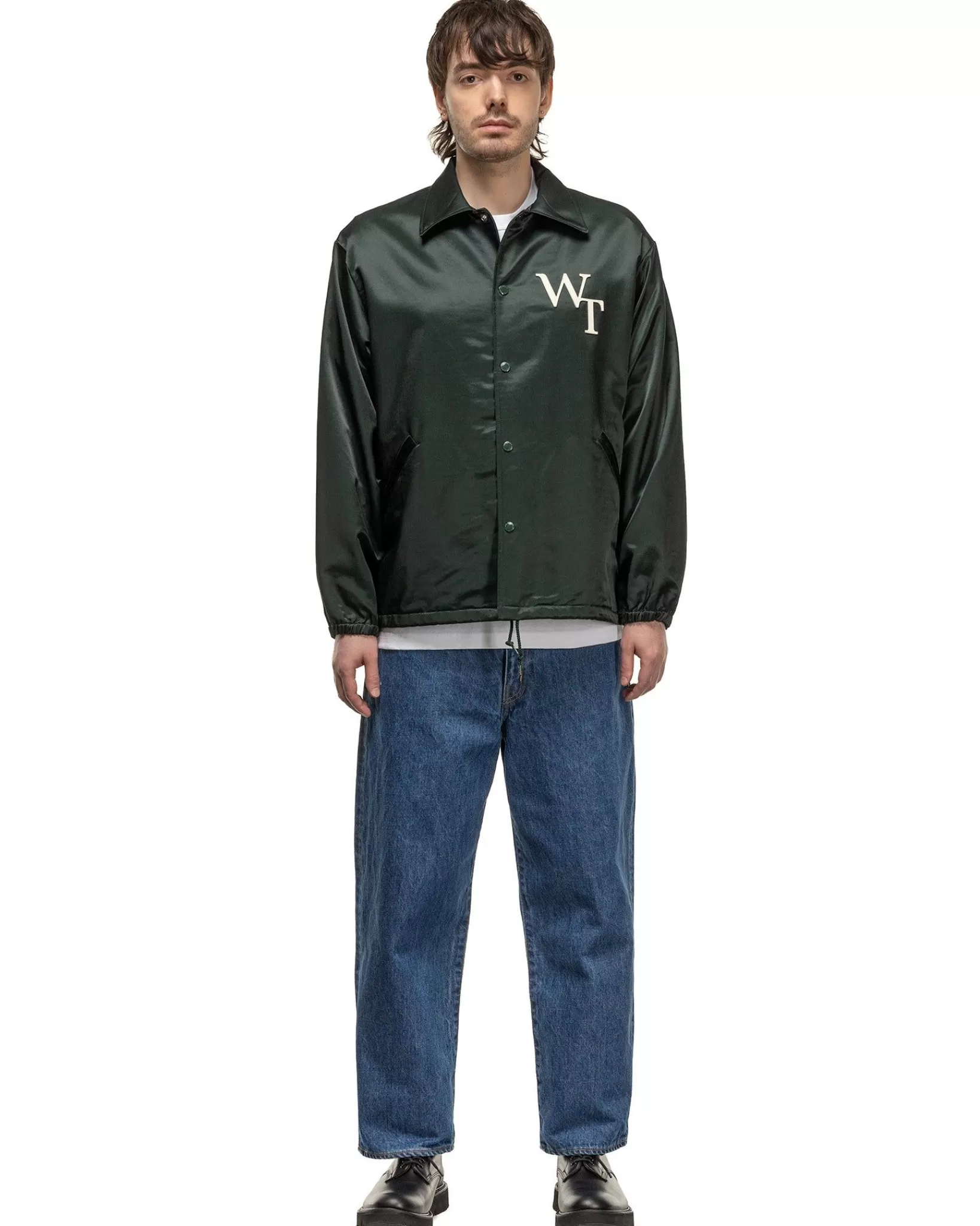 Chief/Jacket/Ctry. Satin. League Green*WTAPS Online