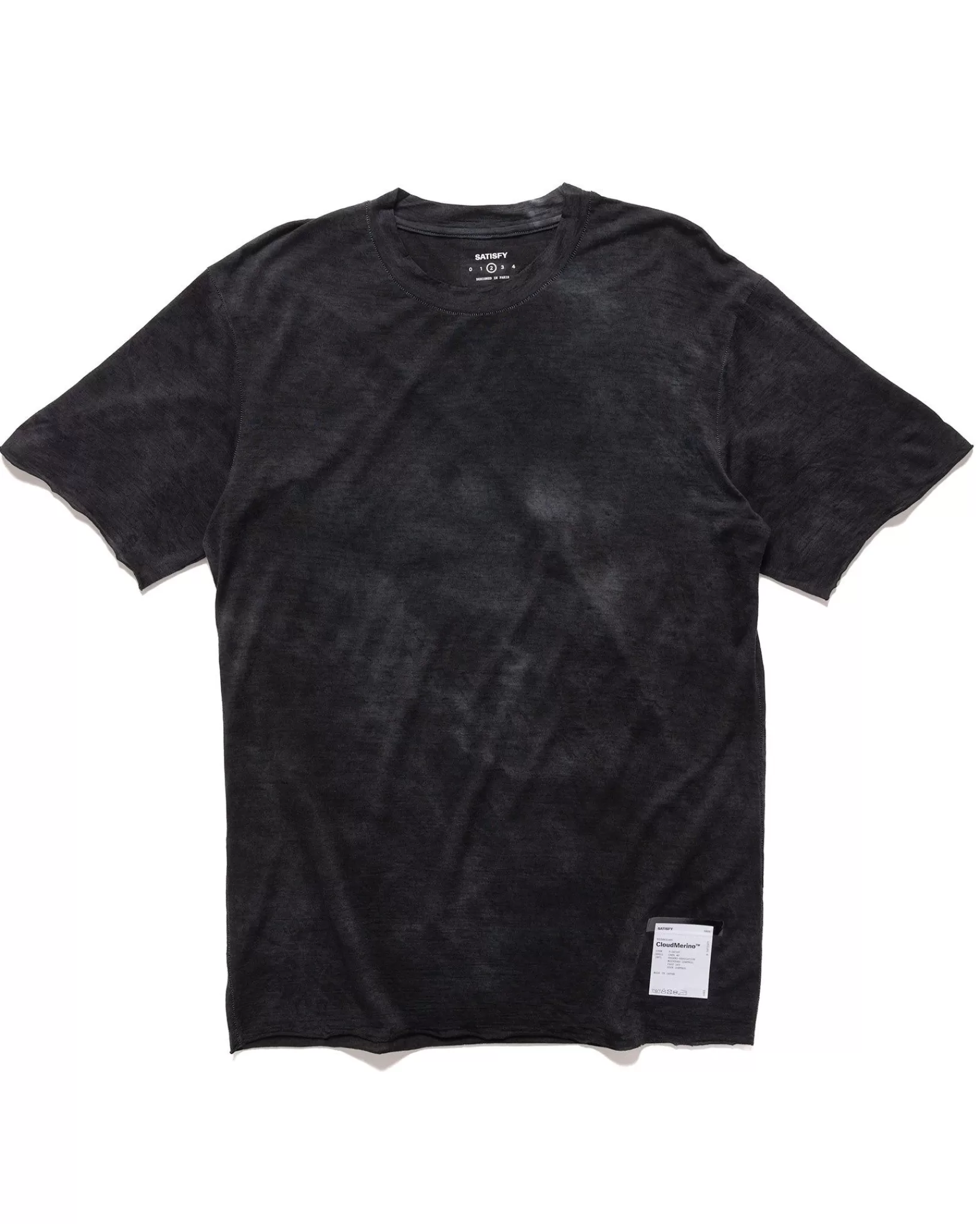 Cloudmerino T-Shirt Sun Bleached Black*Satisfy Clearance