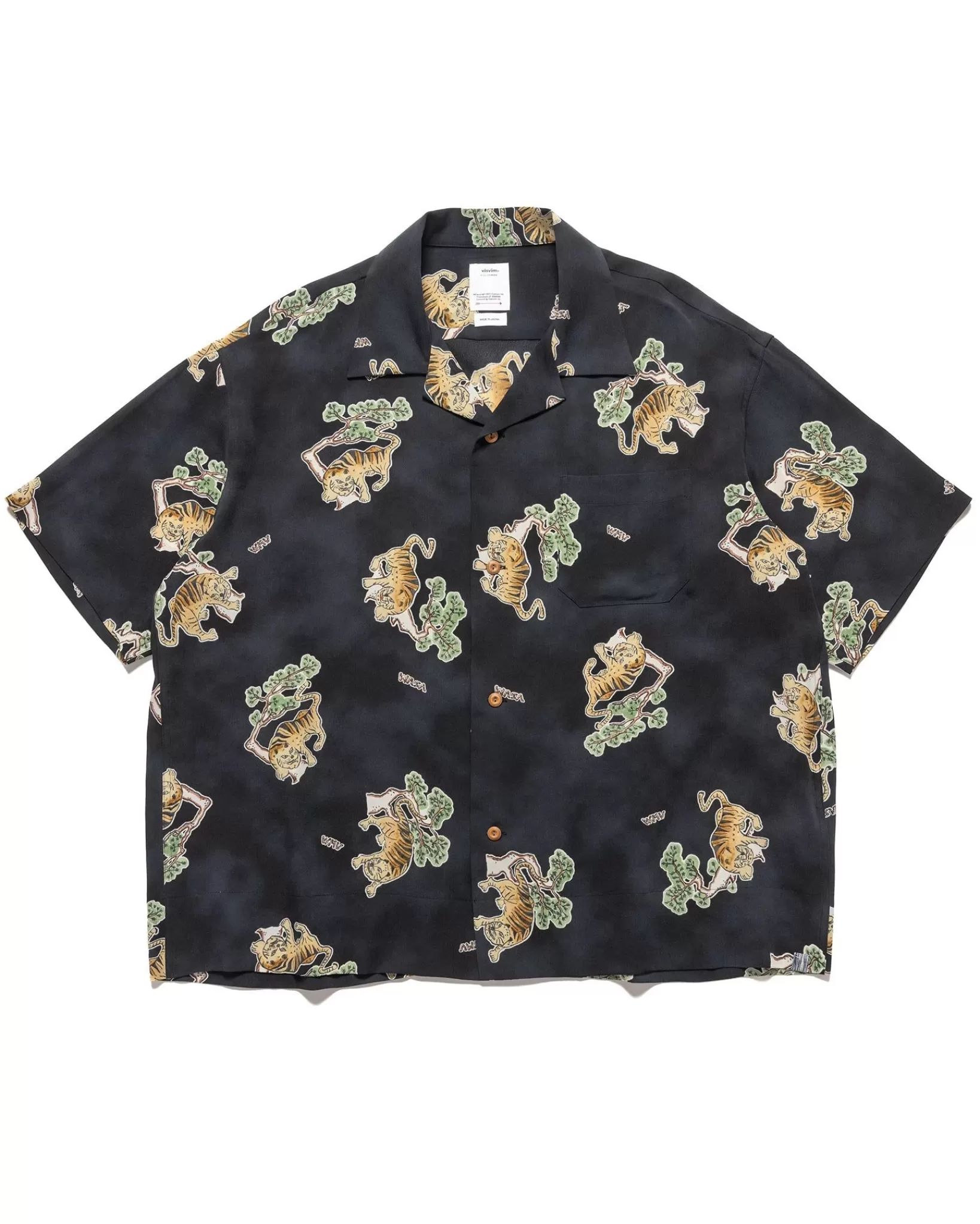 Copa Shirt S/S Tora (Silk) Black*visvim Sale