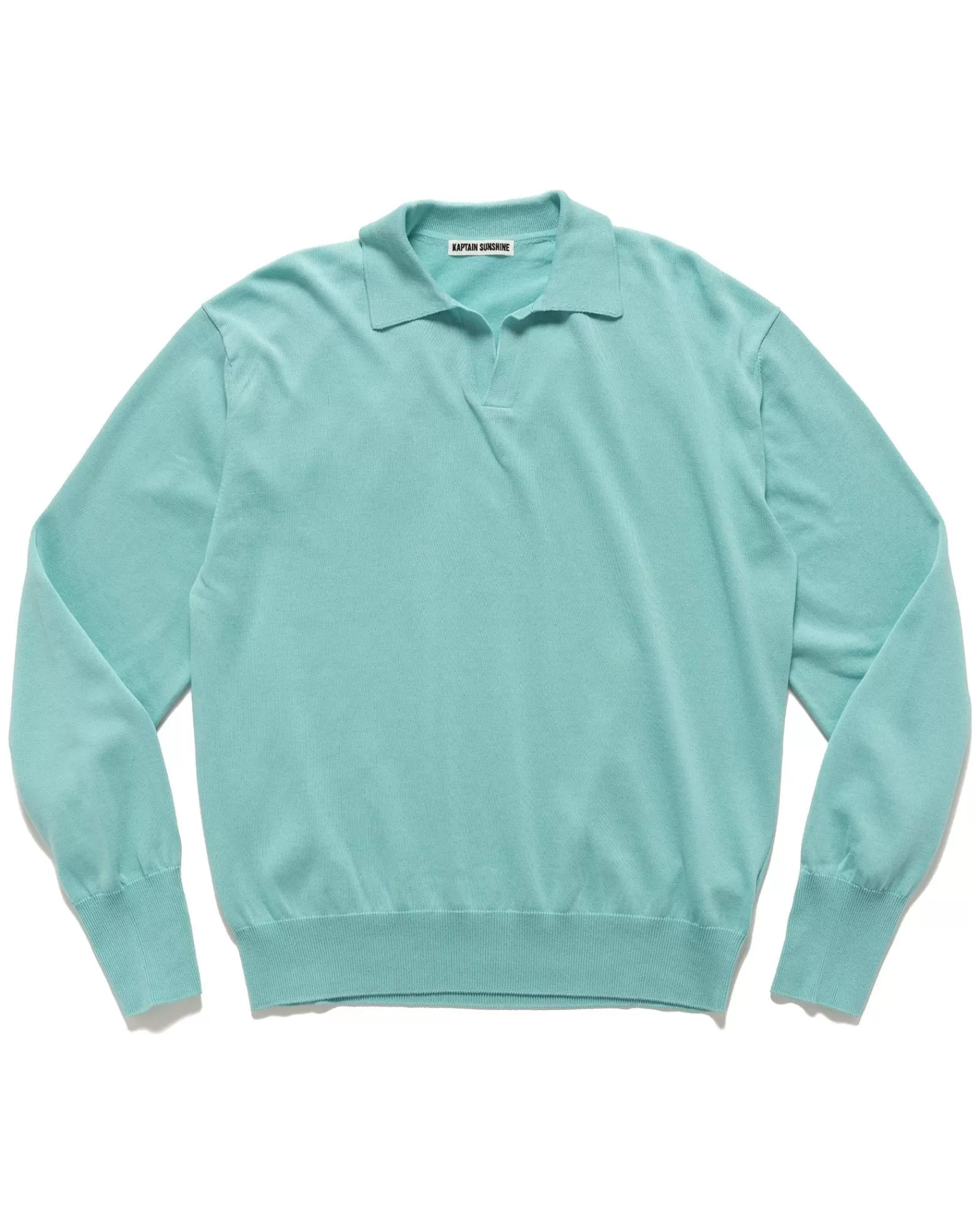 Cotton Knit Skipper Shirt Mint*KAPTAIN SUNSHINE Clearance