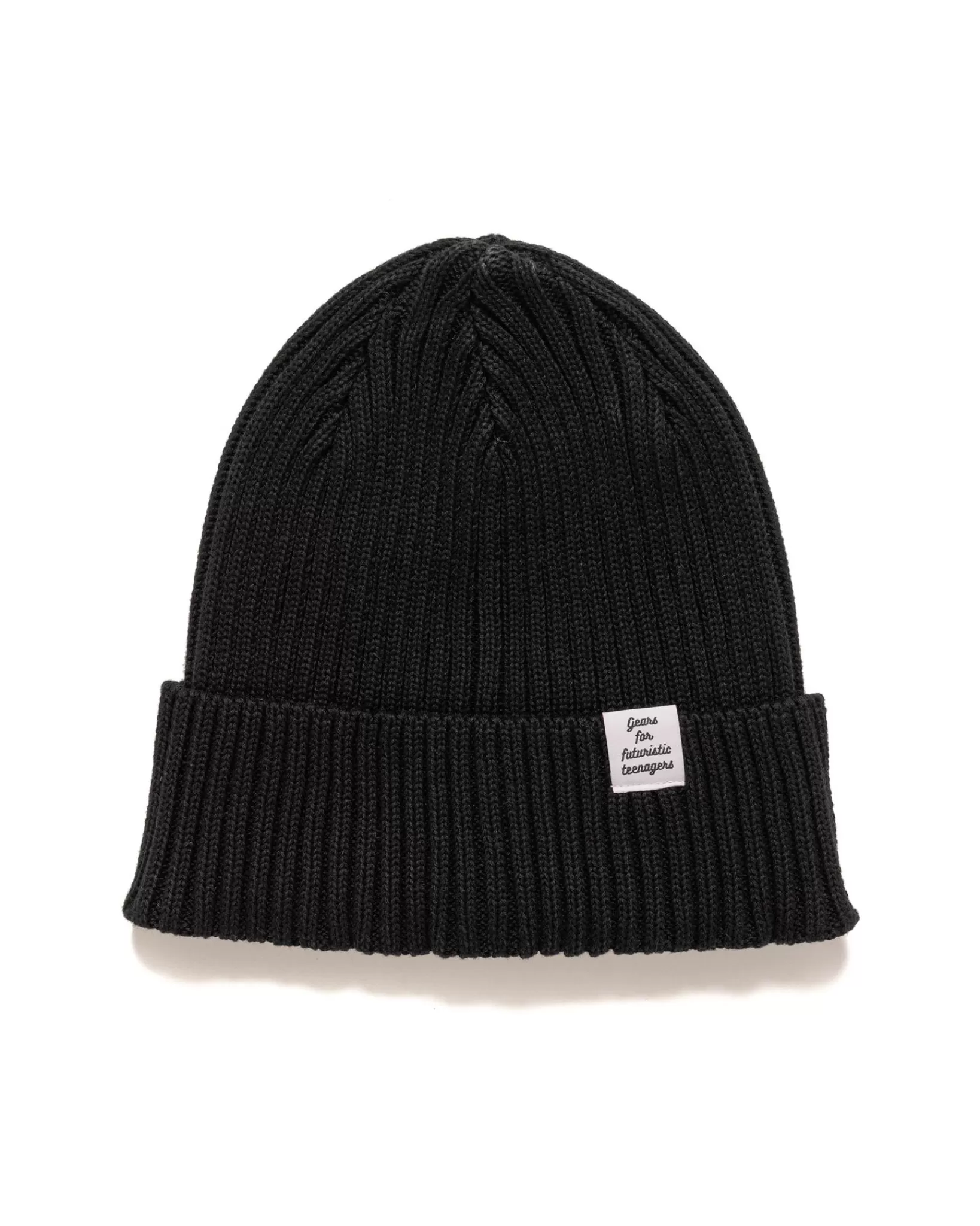 Cotton Rib Beanie Black*Human Made Outlet