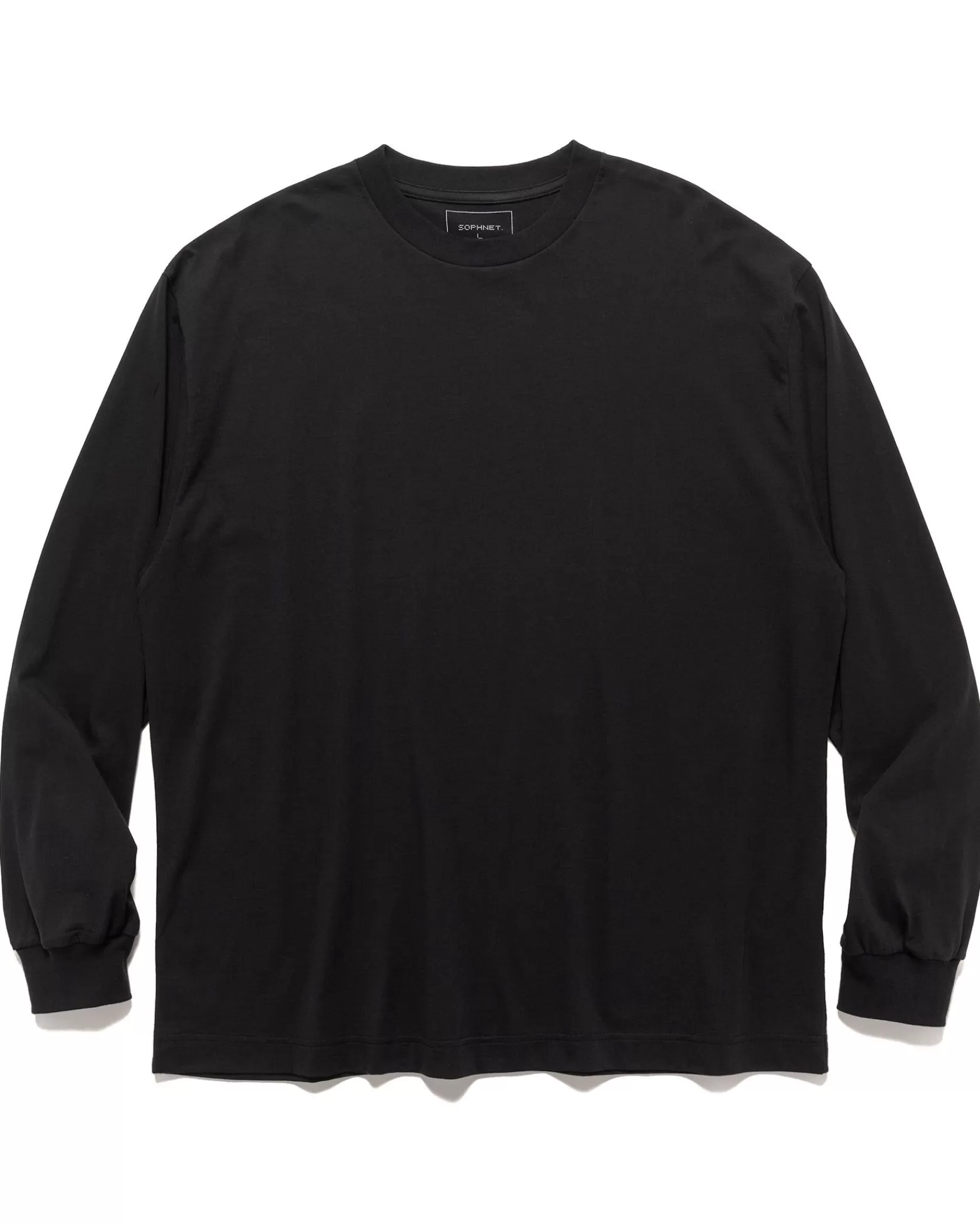 Cotton Silk L/S Baggy Tee Black*Sophnet. Best Sale