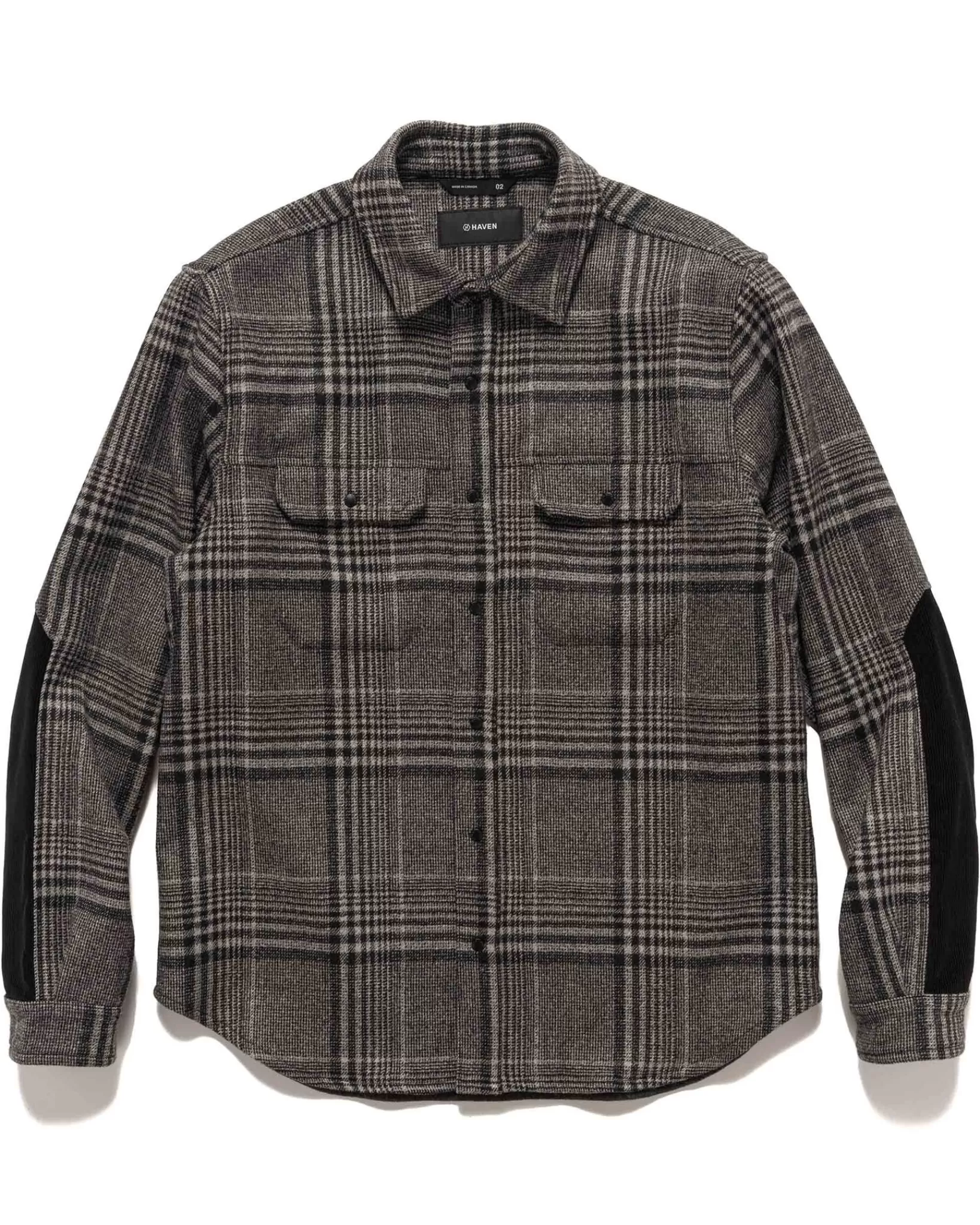 Crescent Shirt-Loro Piana Zelander® Merino Wool Flannel Grey*HAVEN Fashion