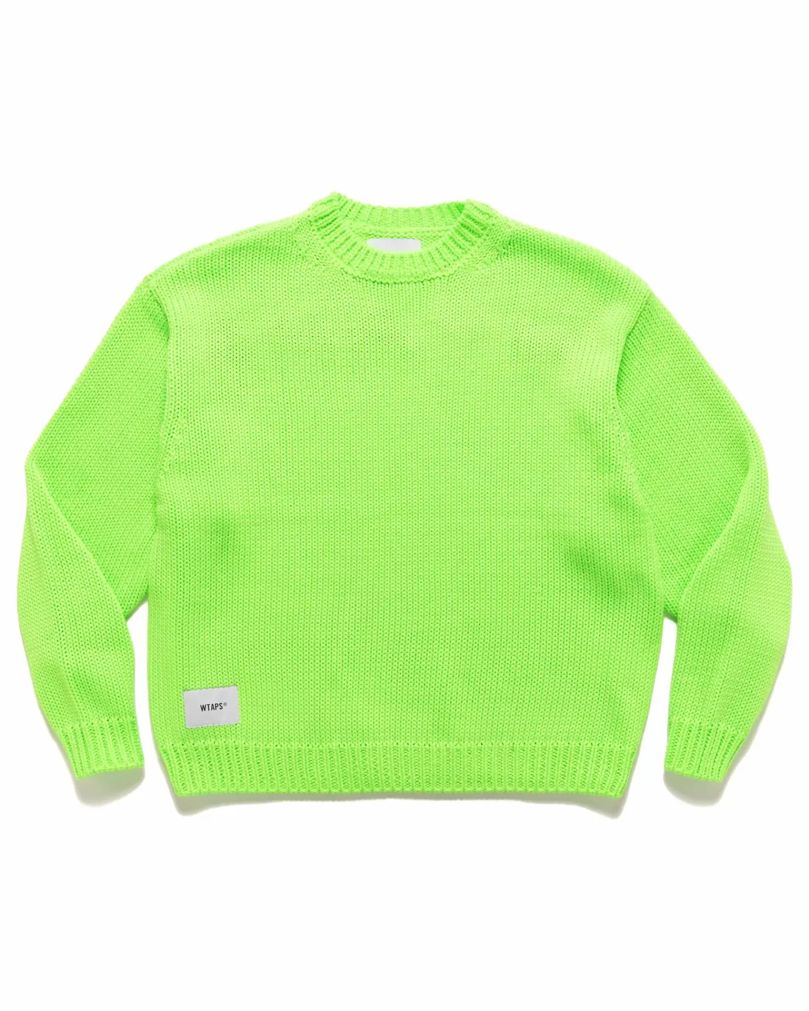 Crew Neck 01/Sweater/Poly. Green*WTAPS Clearance