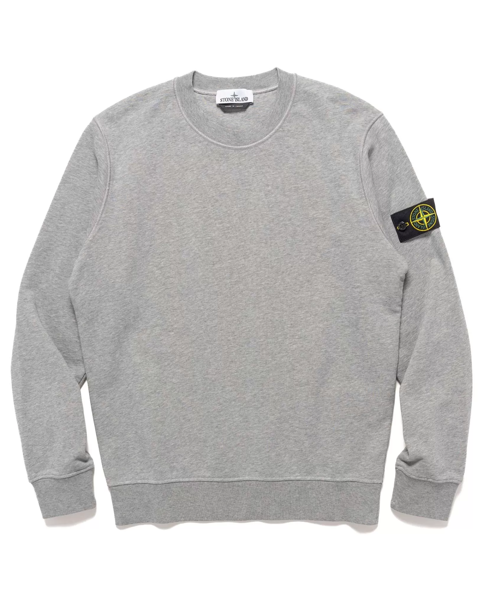 Crewneck Sweatshirt #02 Melange Grey*Stone Island Cheap