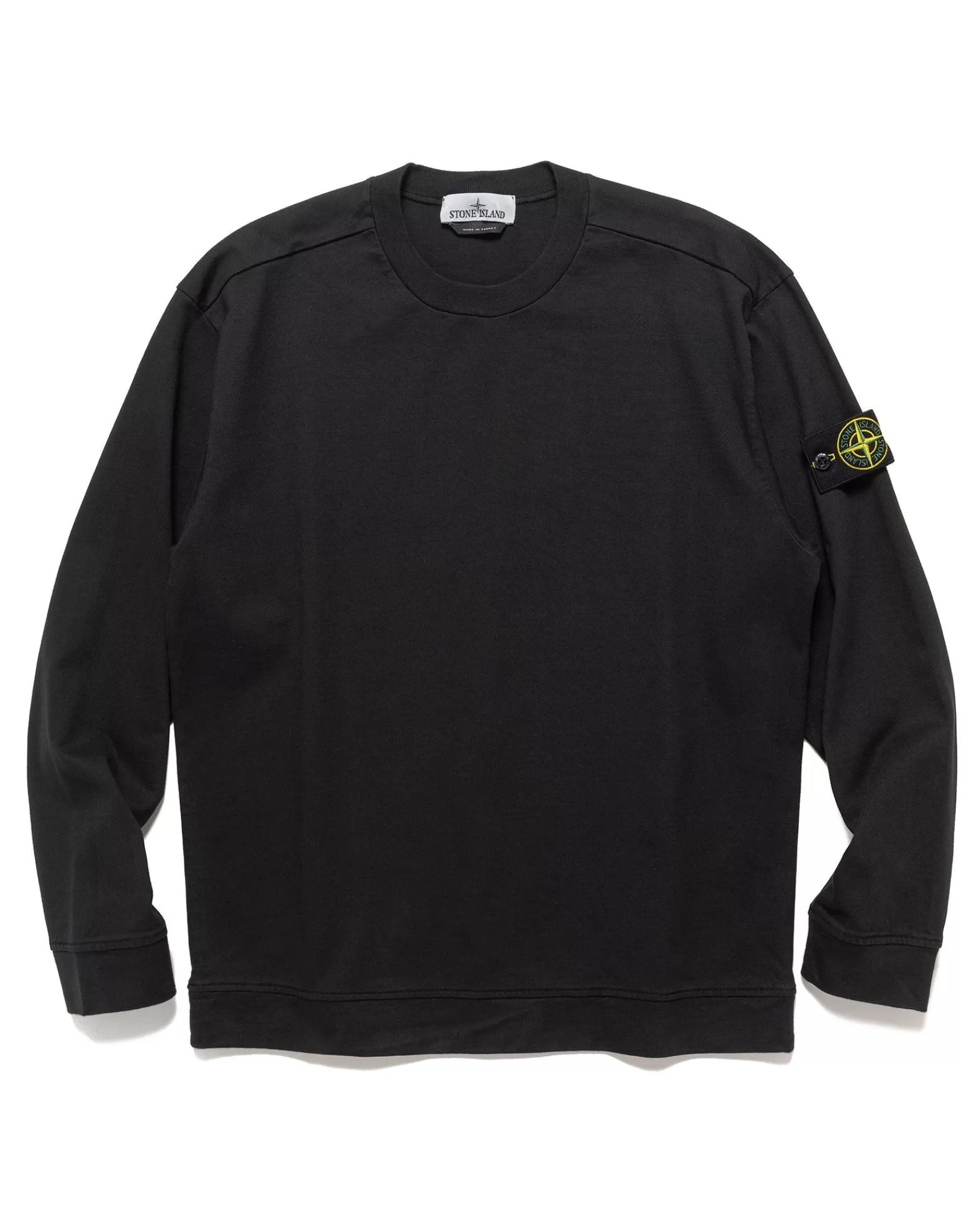 Crewneck Sweatshirt Black #01*Stone Island Cheap