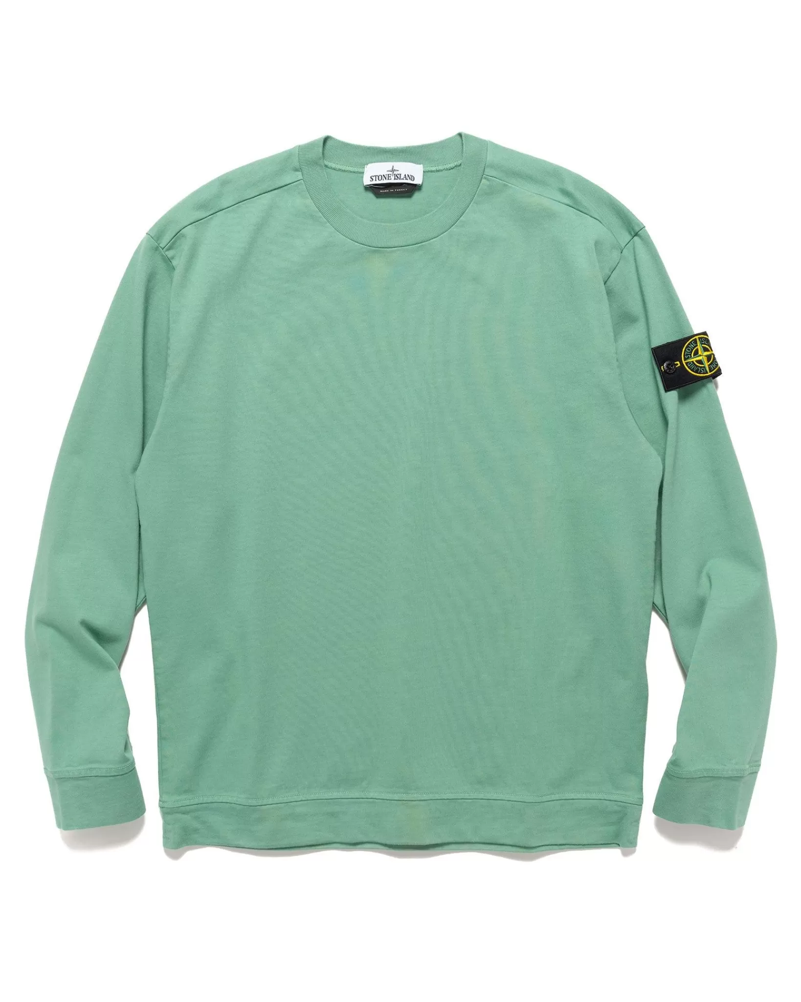 Crewneck Sweatshirt Light Green #01*Stone Island Store