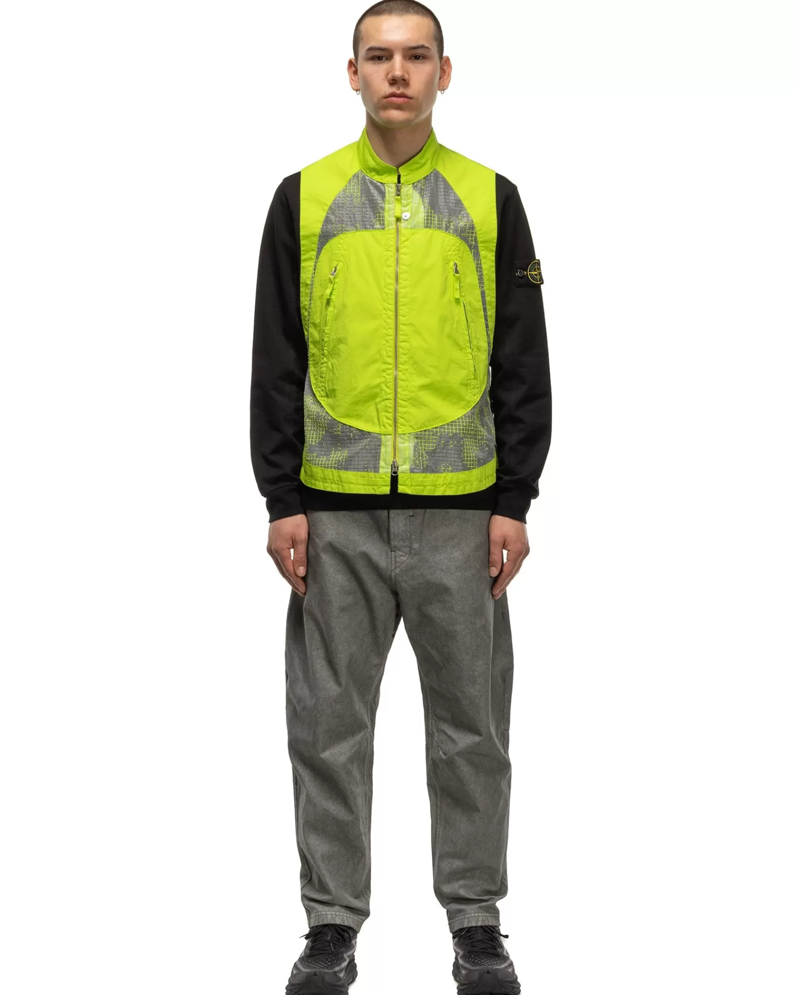 Distorted Ripstop Organza-Tc Vest Pistachio*Stone Island Shadow Project Online