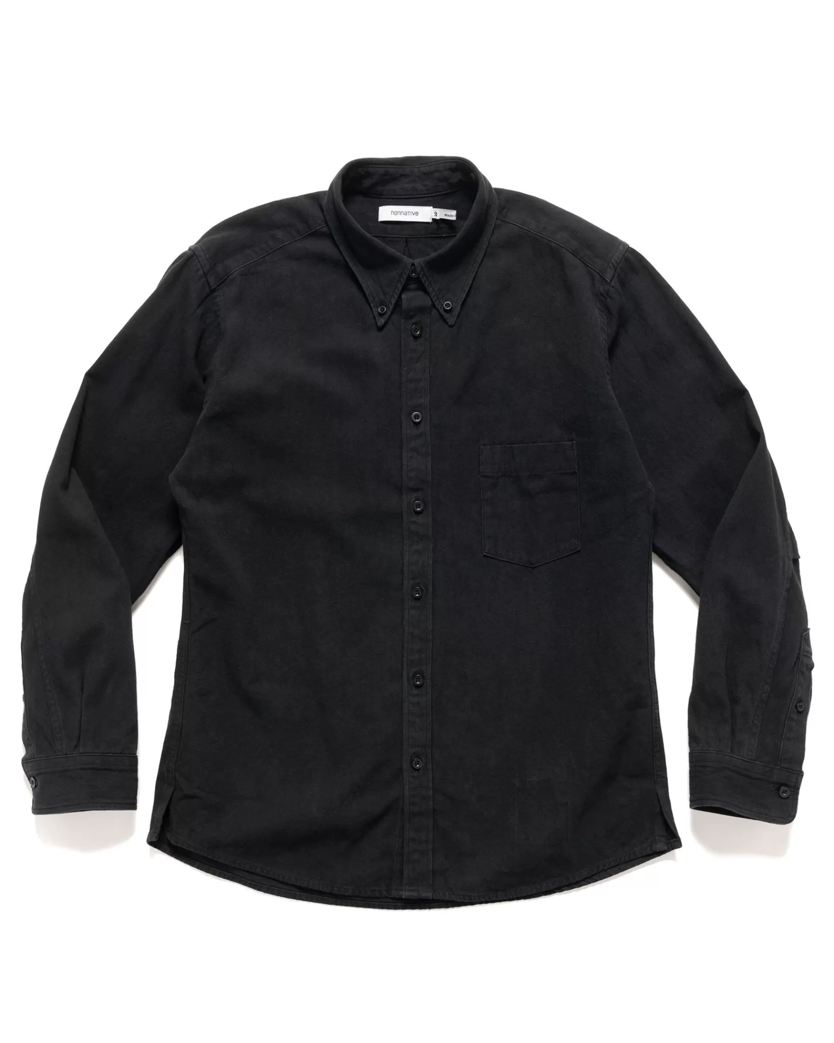 Dweller L/S B.D. Shirt C/L Oxford Black*nonnative Discount