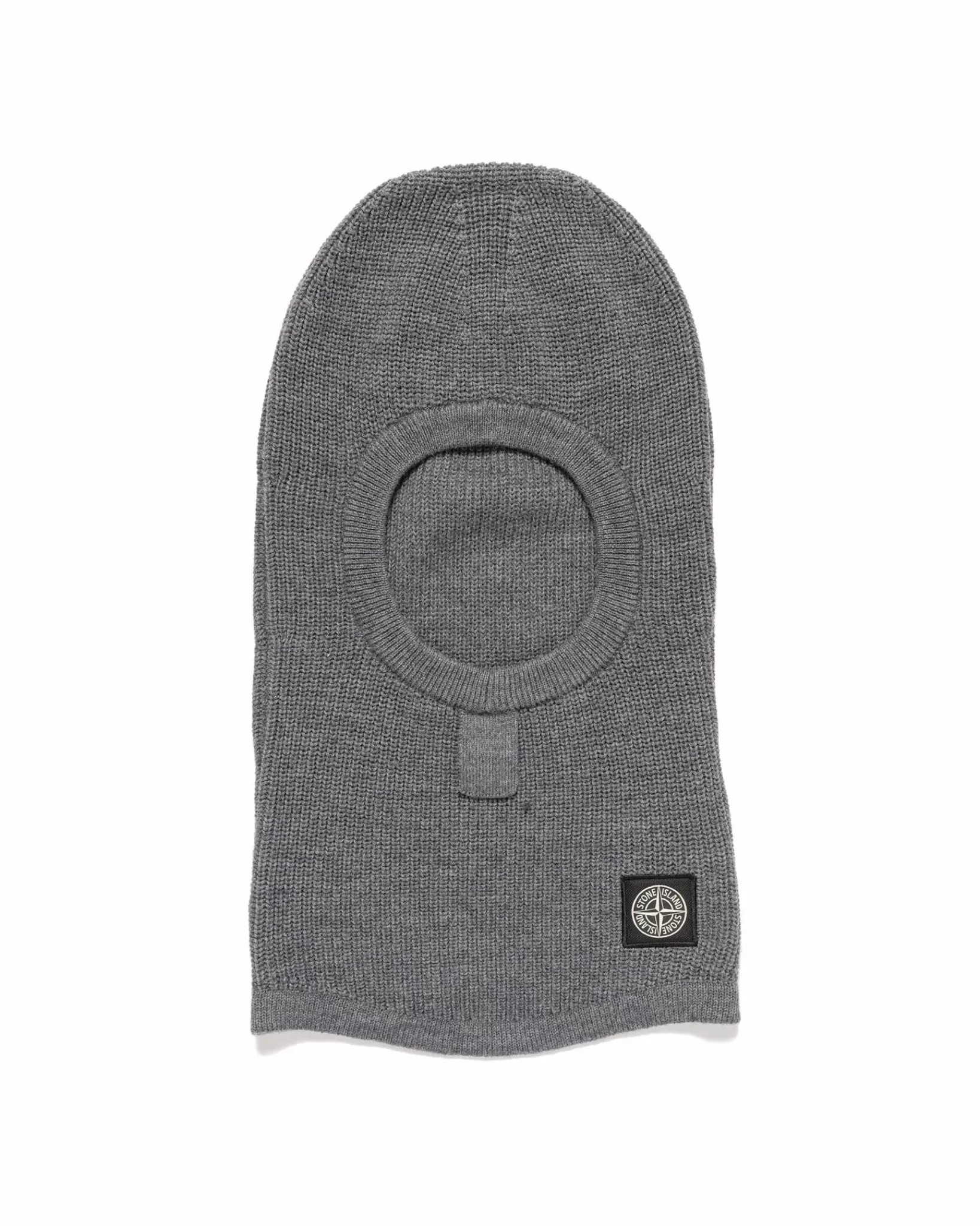 English Coast Wool Balaclava Melange Dark Grey*Stone Island Outlet