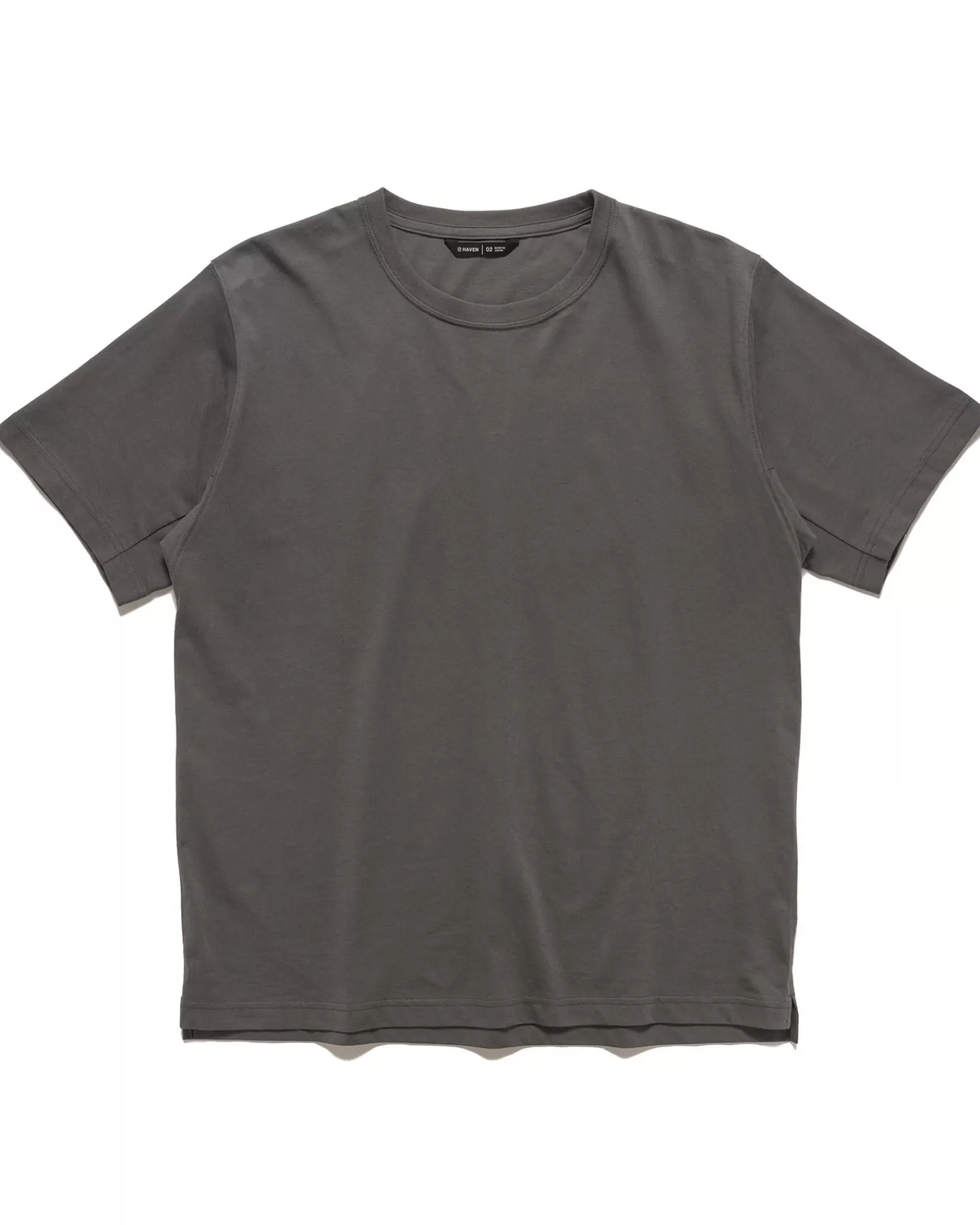 Excel Relaxed Fit T-Shirt S/S-Siro Cotton Jersey Charcoal*HAVEN Clearance