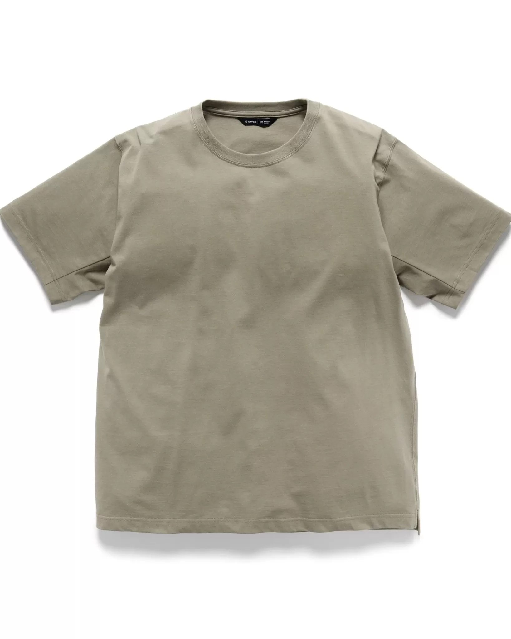 Excel Relaxed Fit T-Shirt S/S-Siro Cotton Jersey Sage*HAVEN Best Sale