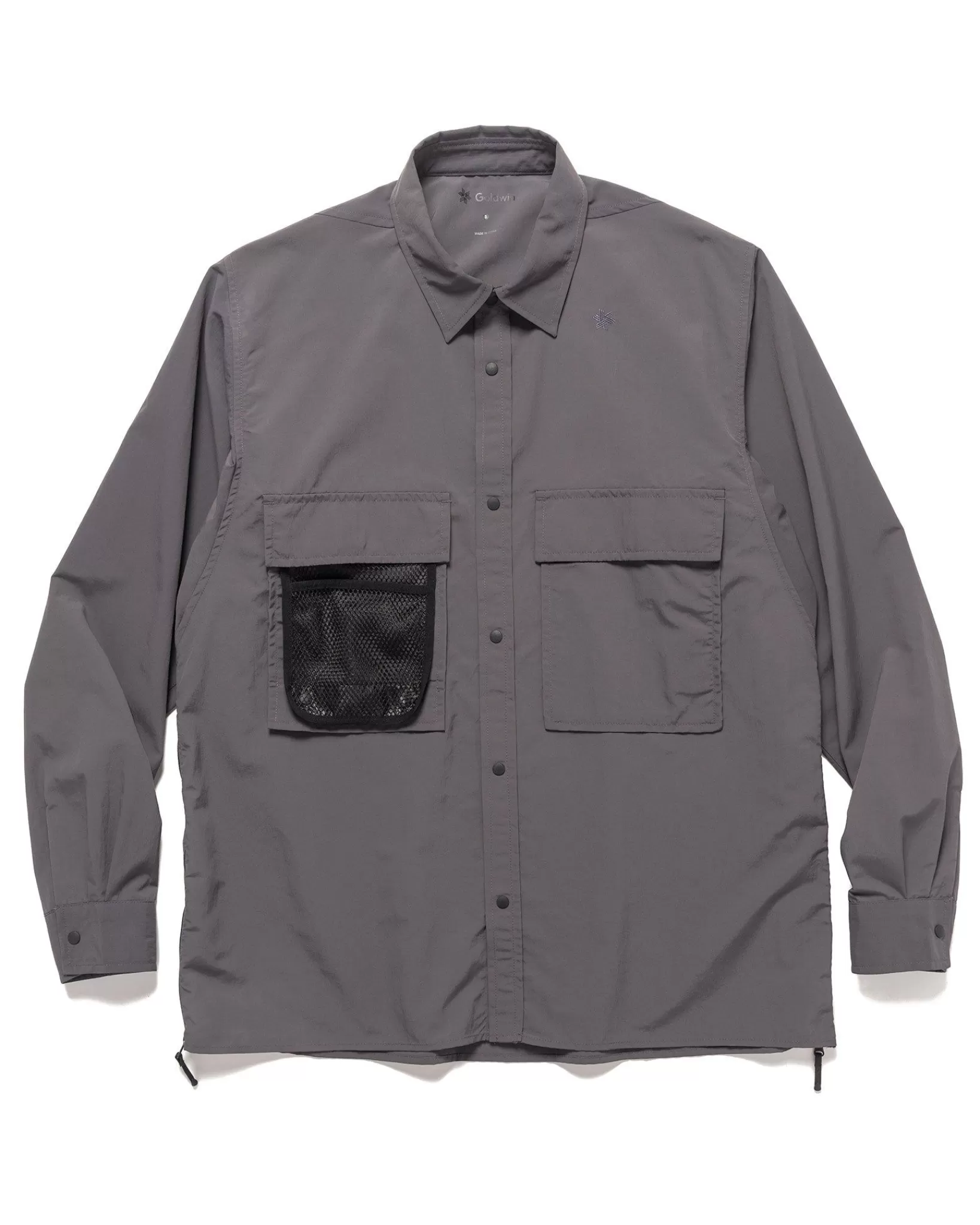 Field Venti Nylon Shirt Deep Charcoal*Goldwin Discount