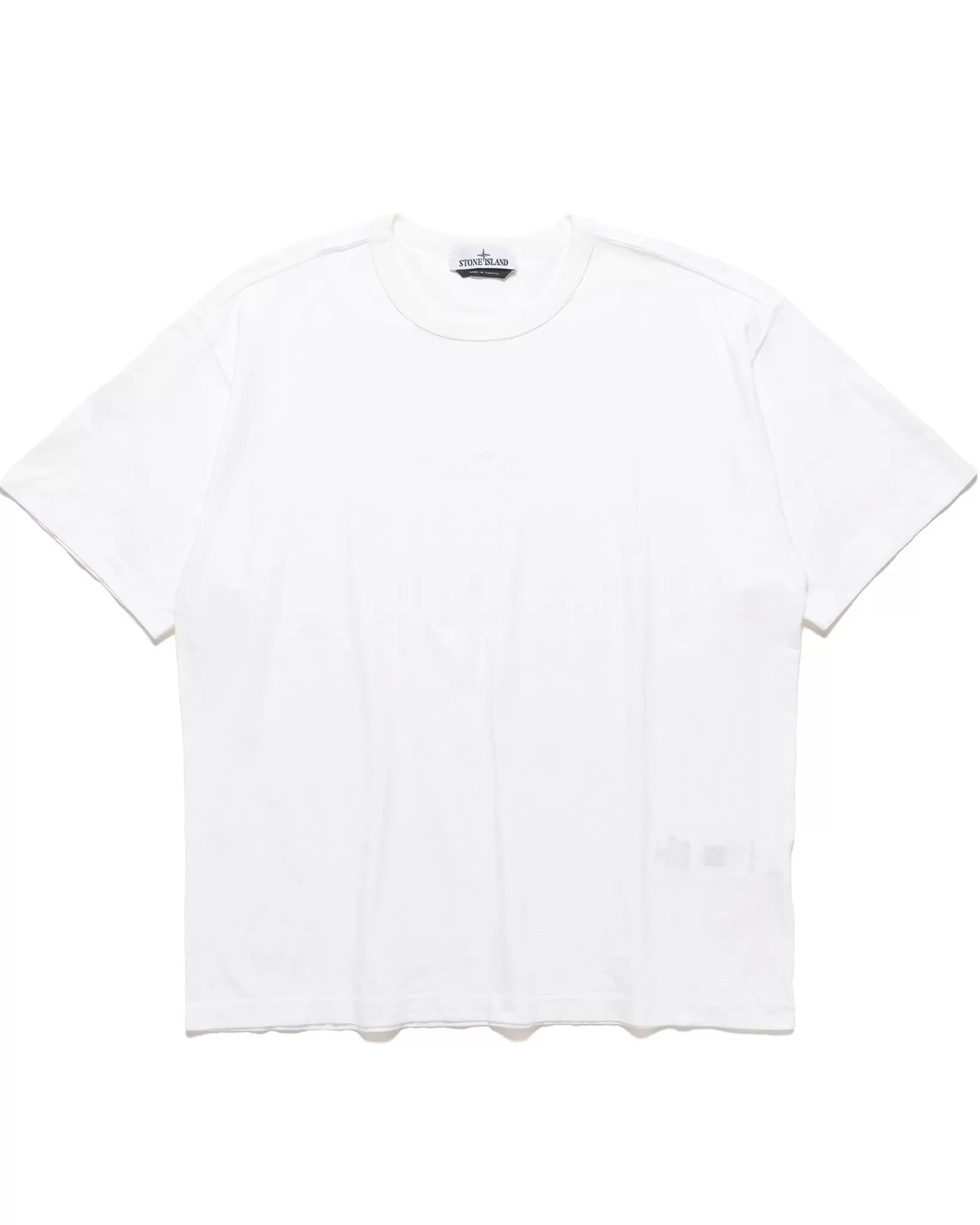 Fissato' Treatment Short Sleeve T-Shirt White*Stone Island Shop