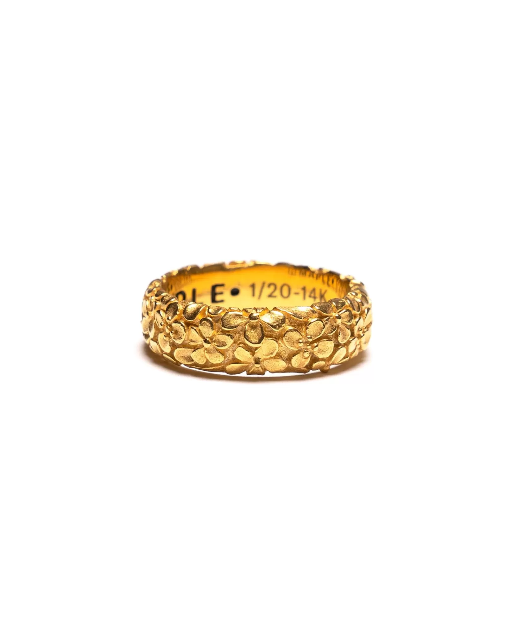 Floral Band 14K Gold Plated*MAPLE New