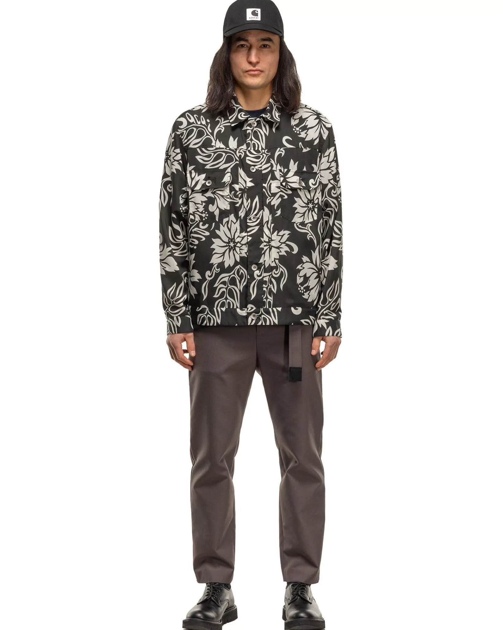 Floral Print Blouson Black*sacai Shop