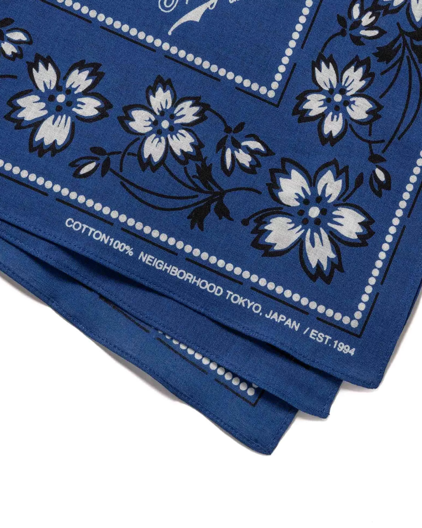 Flower Bandana Navy*Neighborhood Online