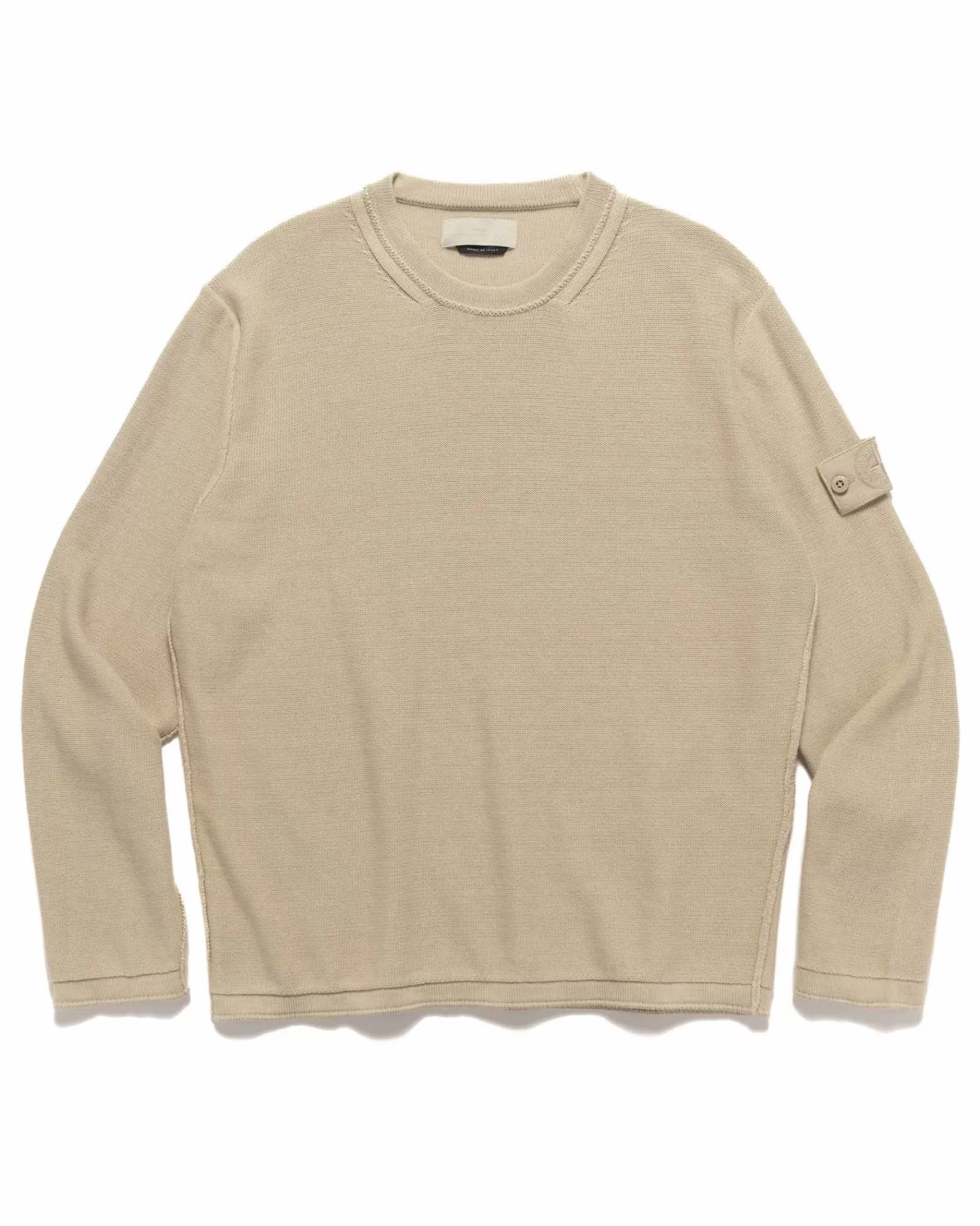 Ghost Piece Crewneck Knit Beige*Stone Island Best