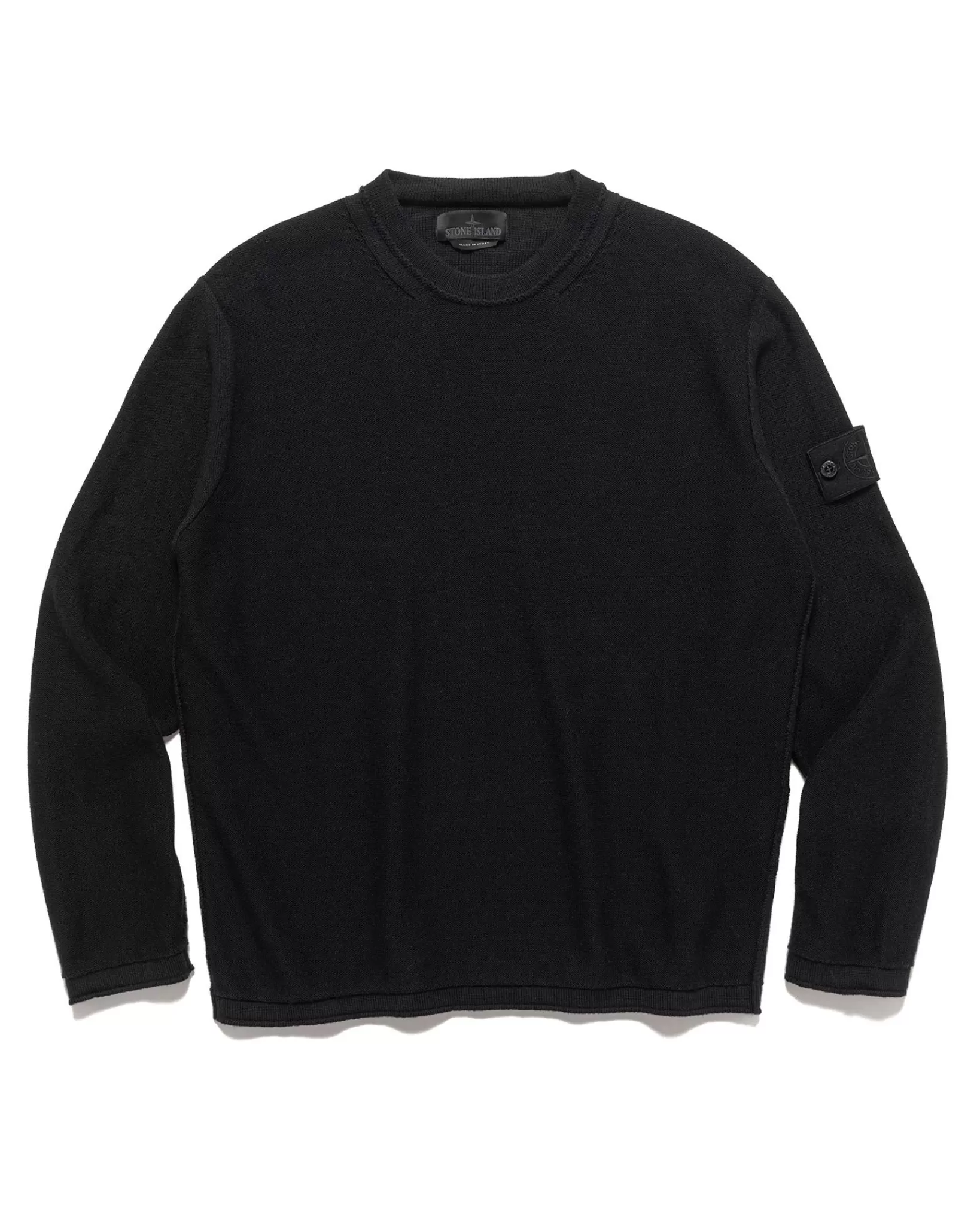 Ghost Piece Crewneck Knit Black*Stone Island Store