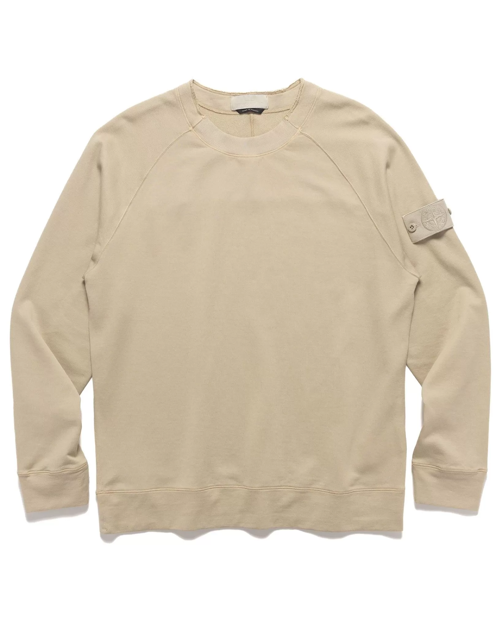 Ghost Piece Crewneck Sweatshirt Beige*Stone Island Best Sale