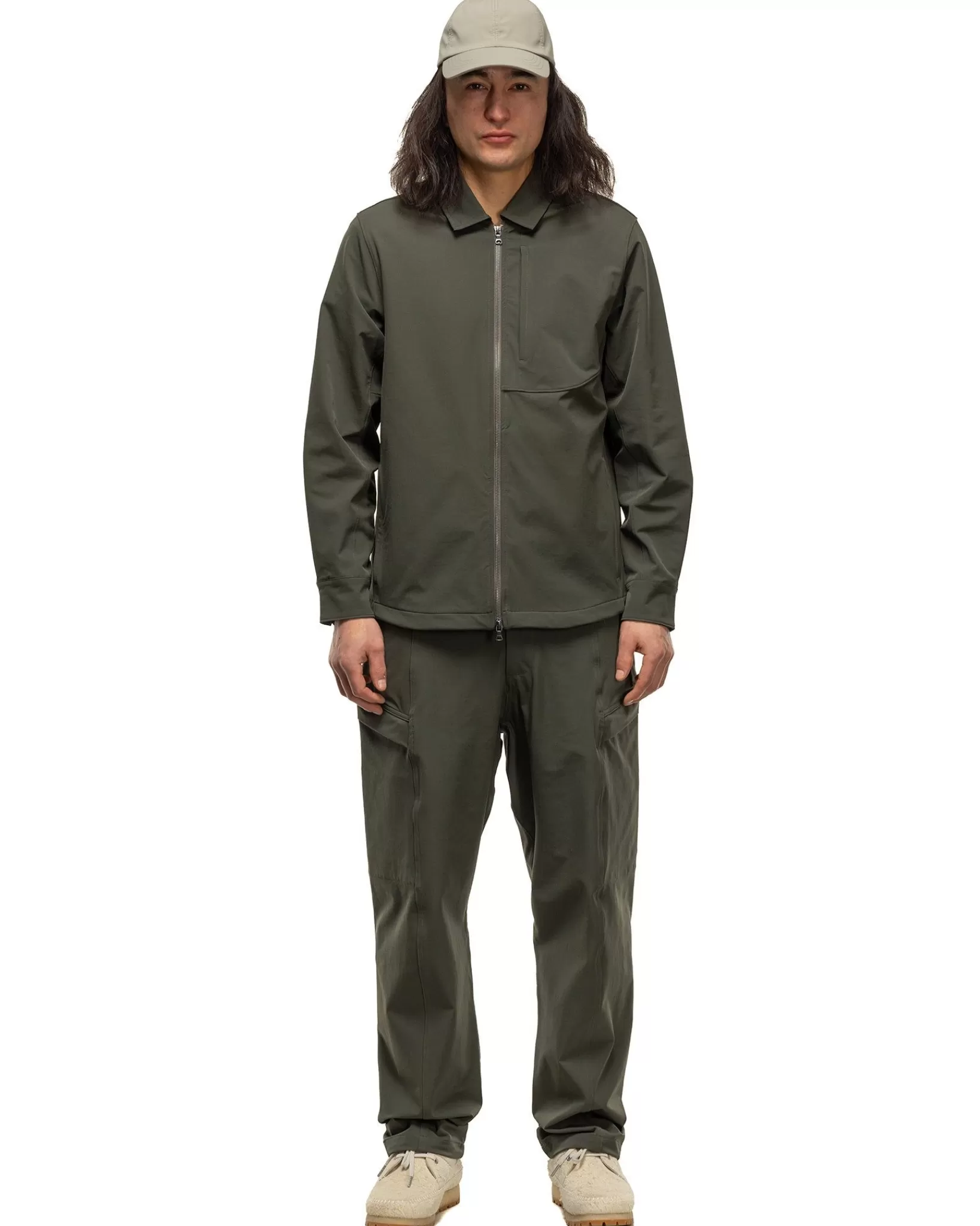 Guide Shirt-Schoeller® Dryskin Nylon Olive*HAVEN Hot