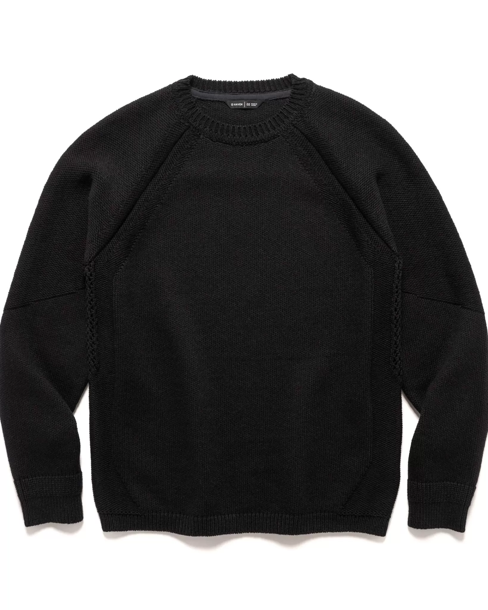 Harbour Sweater-Cotton Cashmere Knit Black*HAVEN Shop