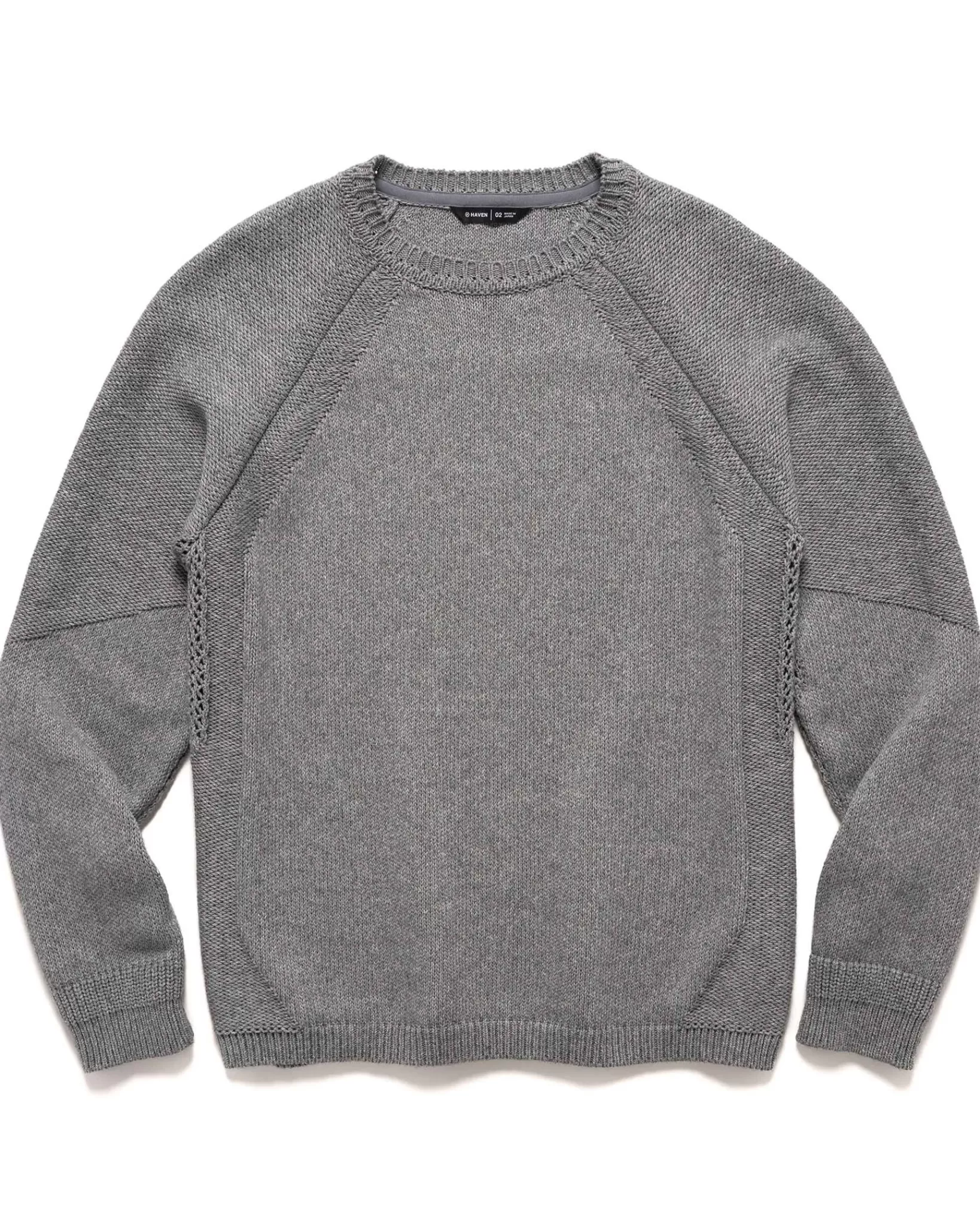 Harbour Sweater-Cotton Cashmere Knit Heather Grey*HAVEN Store