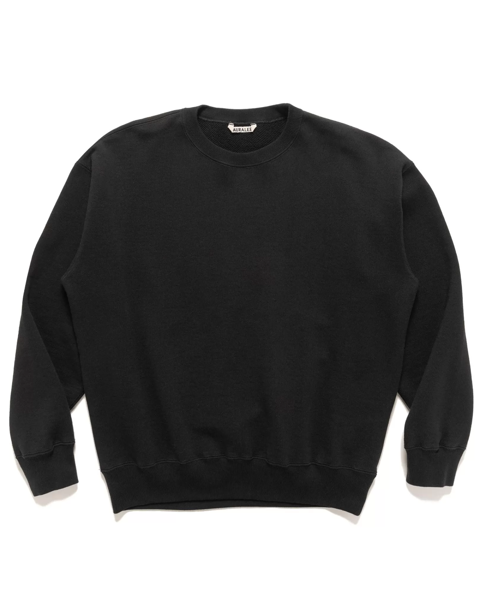 Heavy Bd Sweat P/O Black*AURALEE Sale