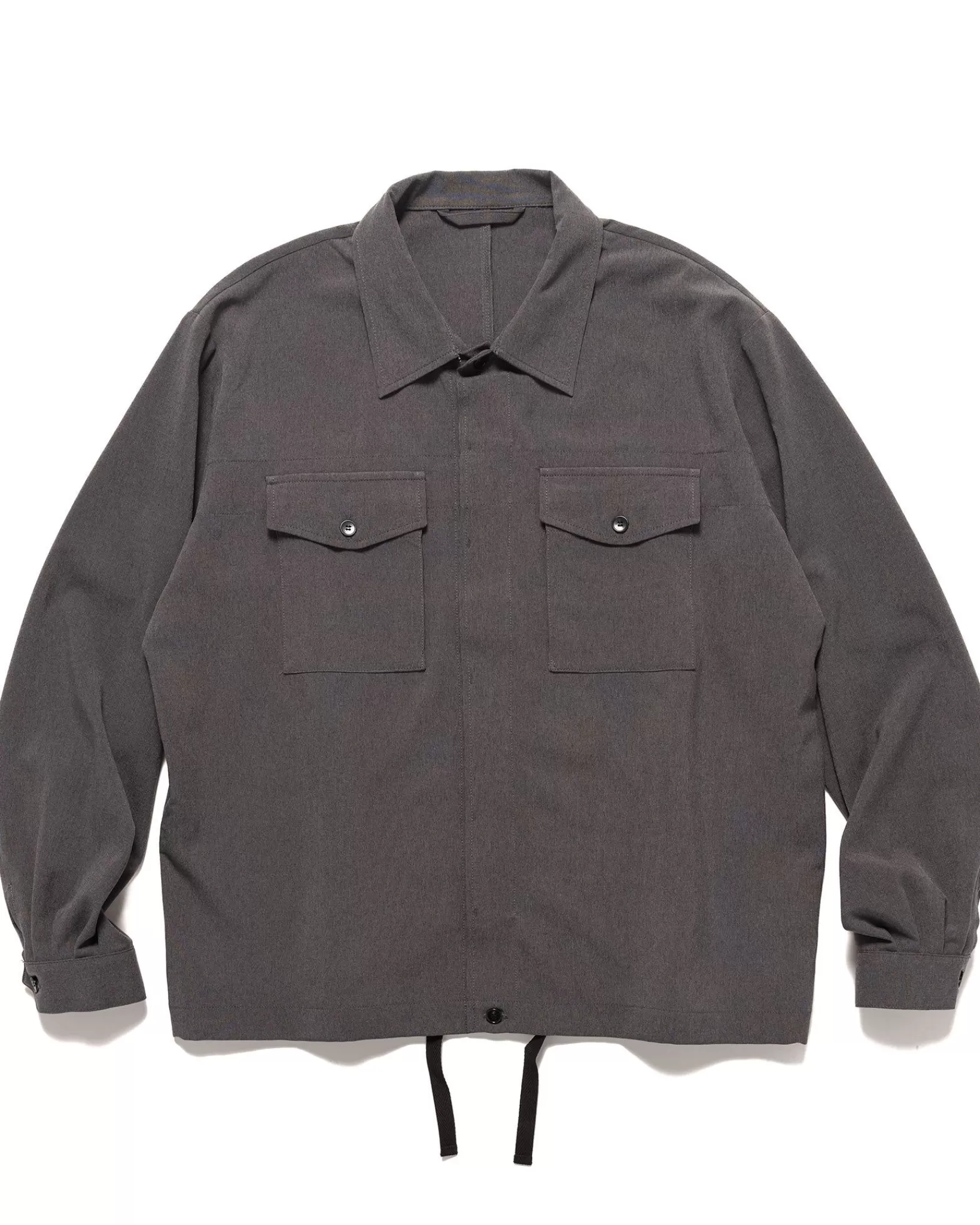 Hem Code Shirt Jacket Charcoal Grey*Sophnet. Cheap