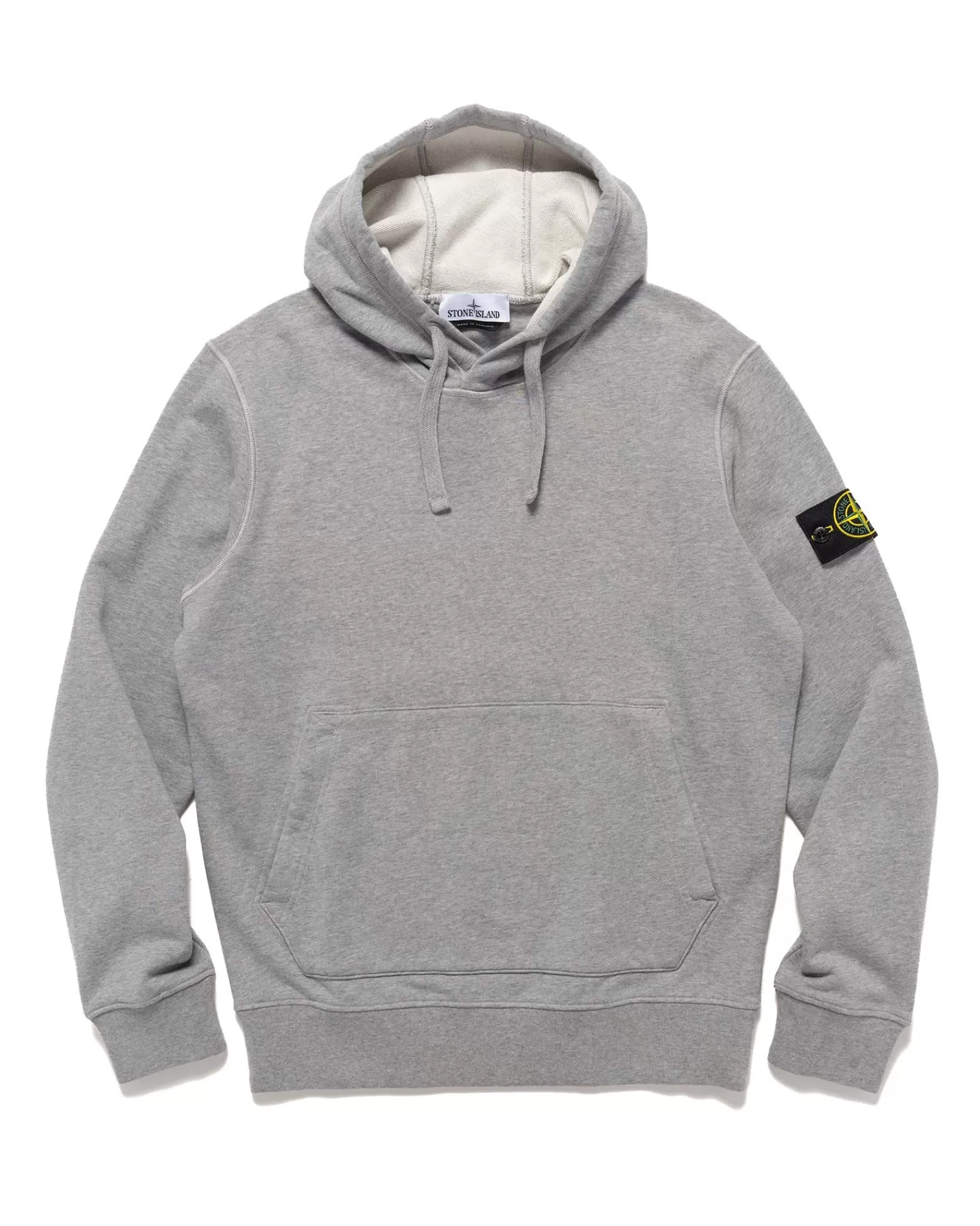 Hood Sweatshirt Melange Grey*Stone Island Best Sale