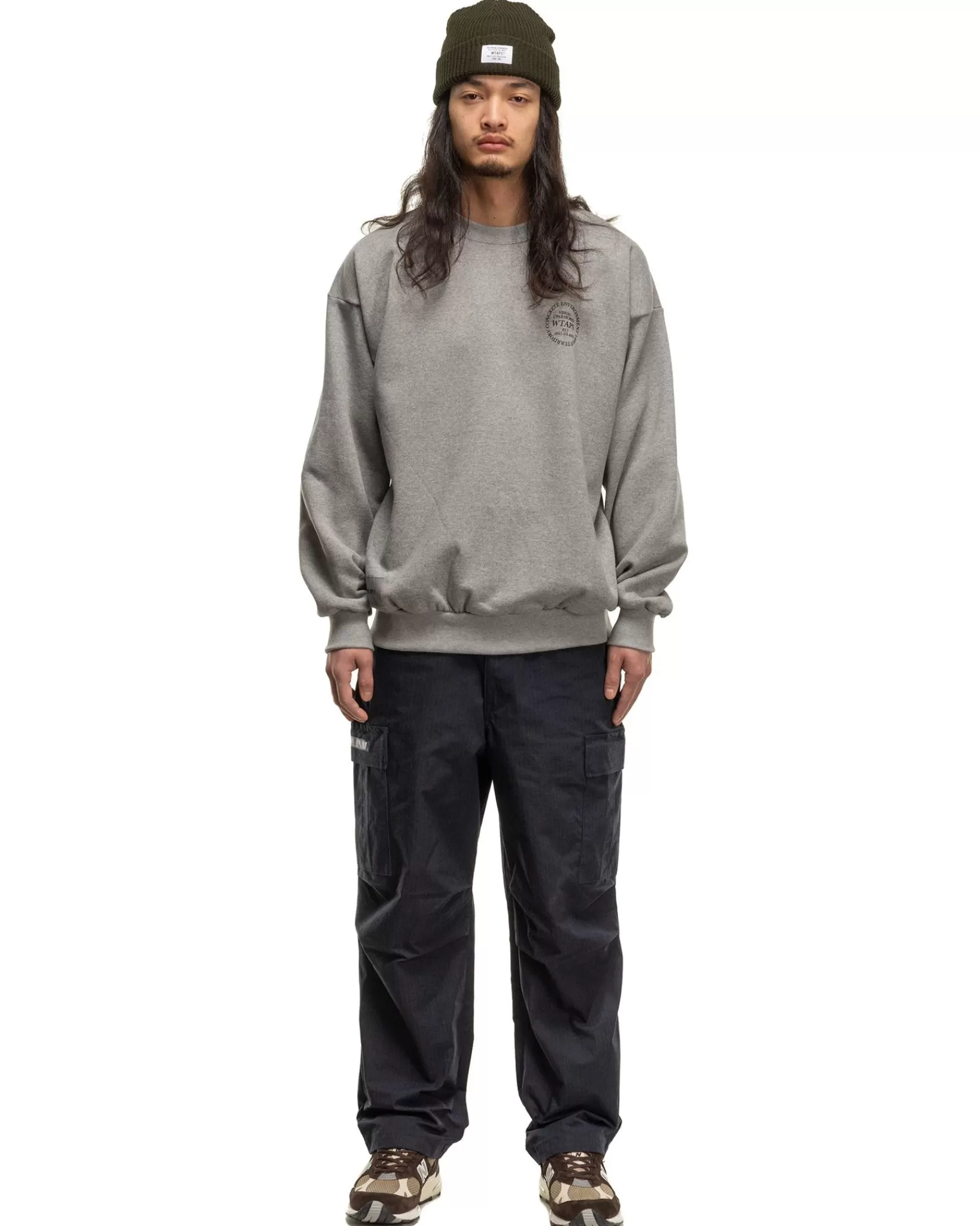 Ingredients/Sweater/Cotton Ash Grey*WTAPS Sale