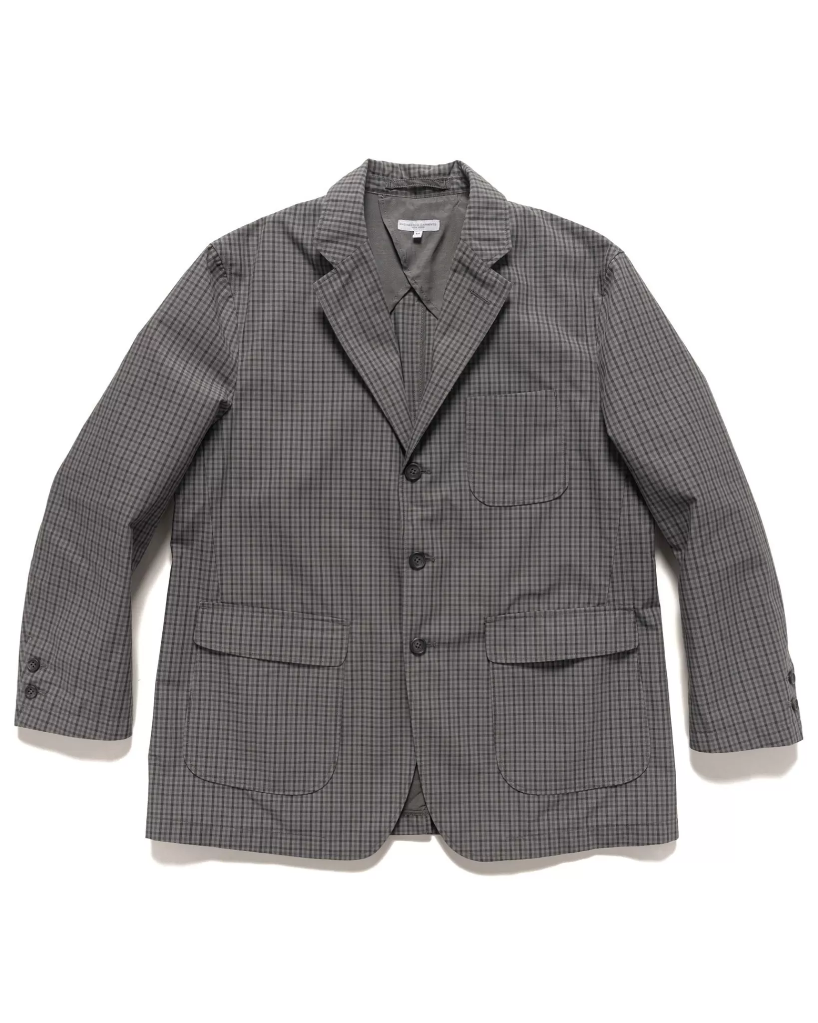 Ivy Blazer Pc Gunclub Check Grey*Engineered Garments Best