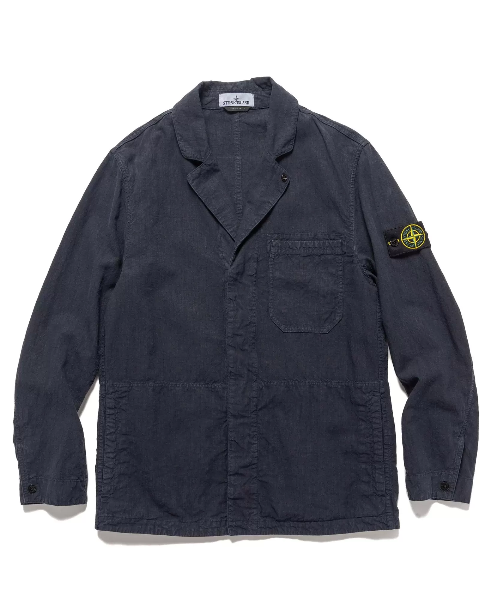 Lino Nylon Tela-Tc Sport Jacket Navy Blue*Stone Island Shop