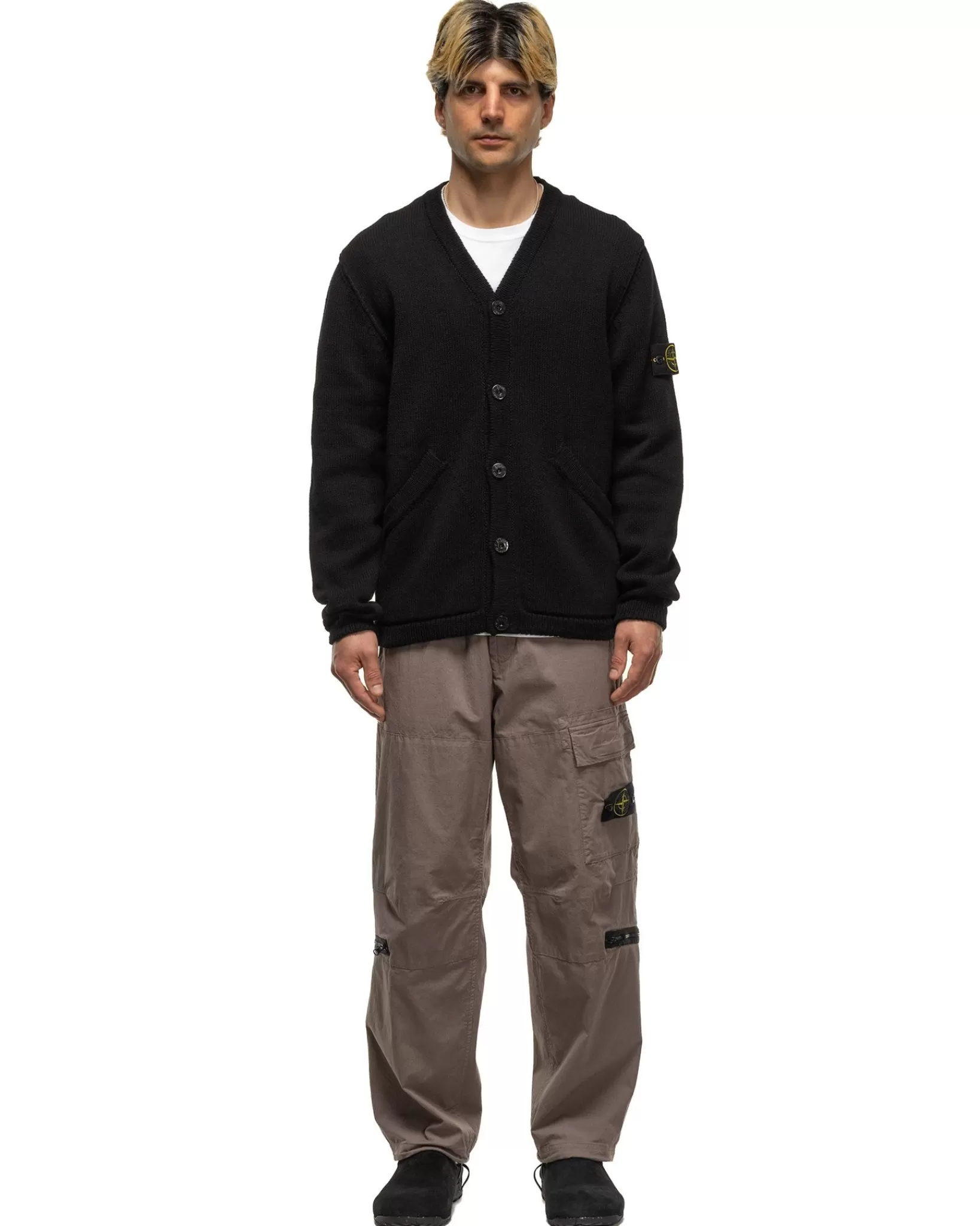 Loose Fit Cargo Pants Dove Grey*Stone Island Hot