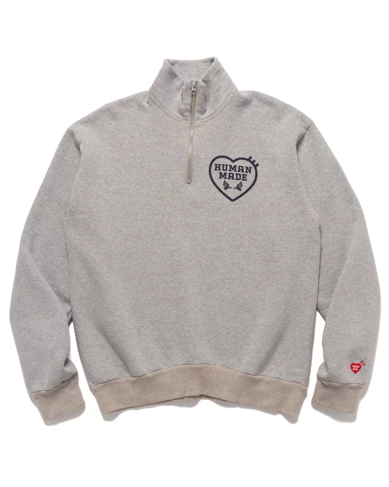 Military Half-Zip Sweatshirt Grey*Human Made Clearance