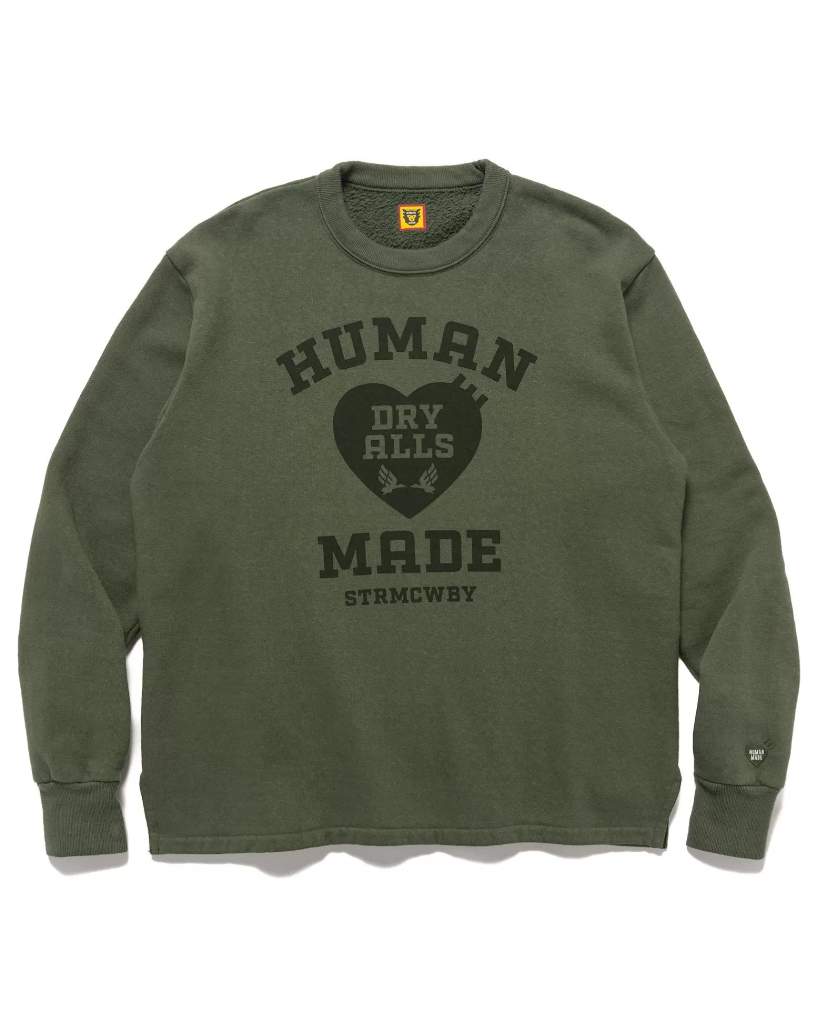 Military Sweatshirt Olive Drab*Human Made New